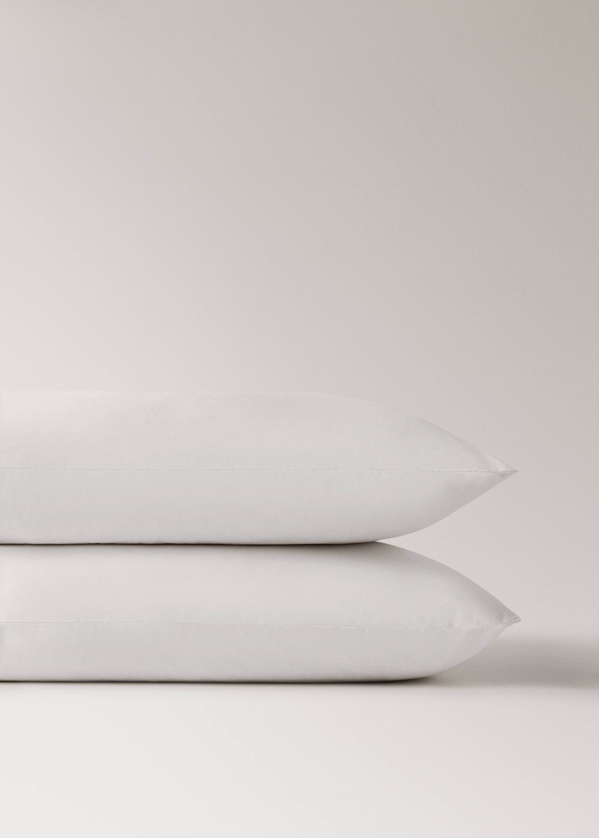 Two cotton percale pillowcases 50x75cm - Details of the article 1
