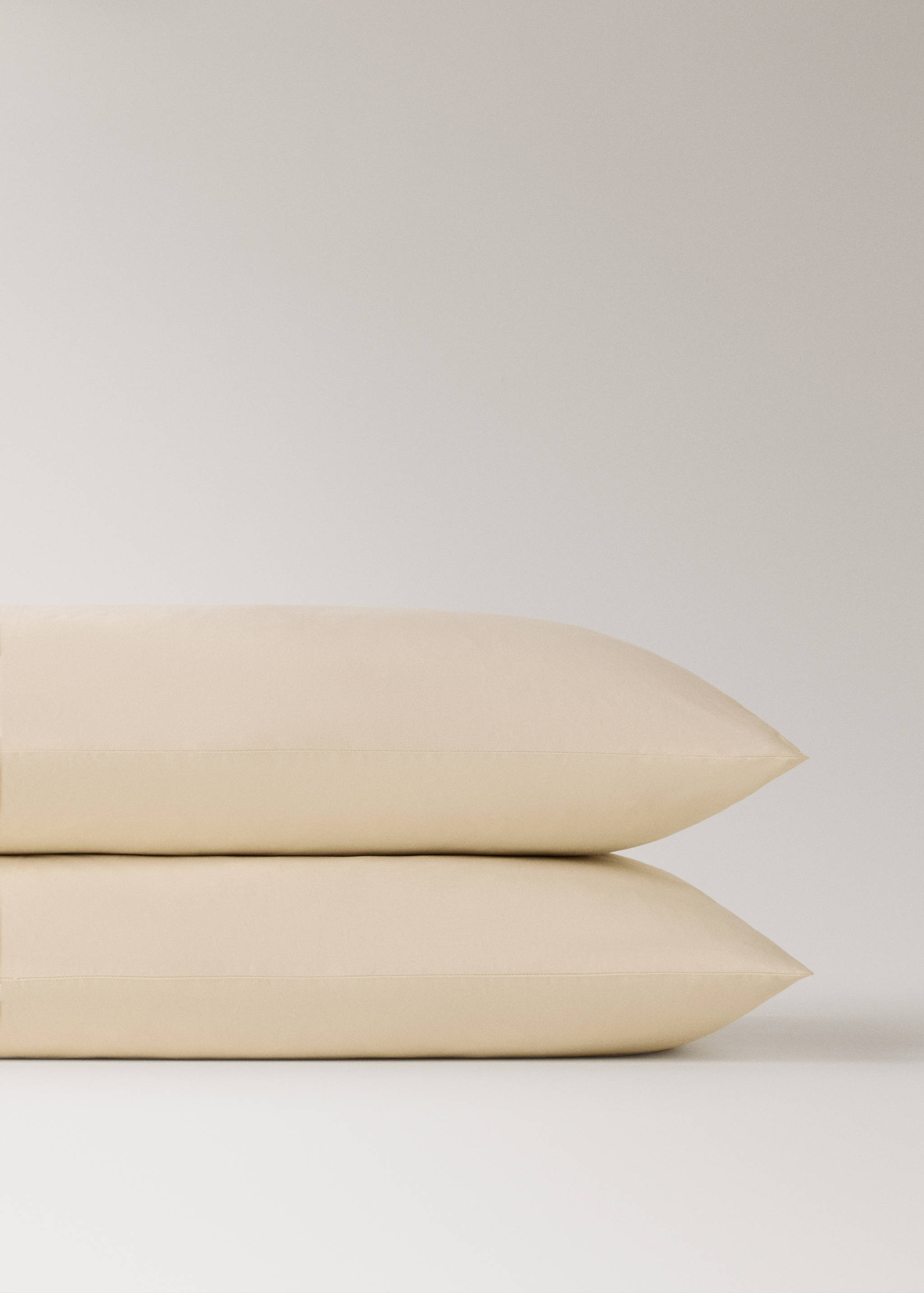 Zwei Kissenbezüge aus Baumwoll-Perkal, 50 x 75 cm - Detail des Artikels 1