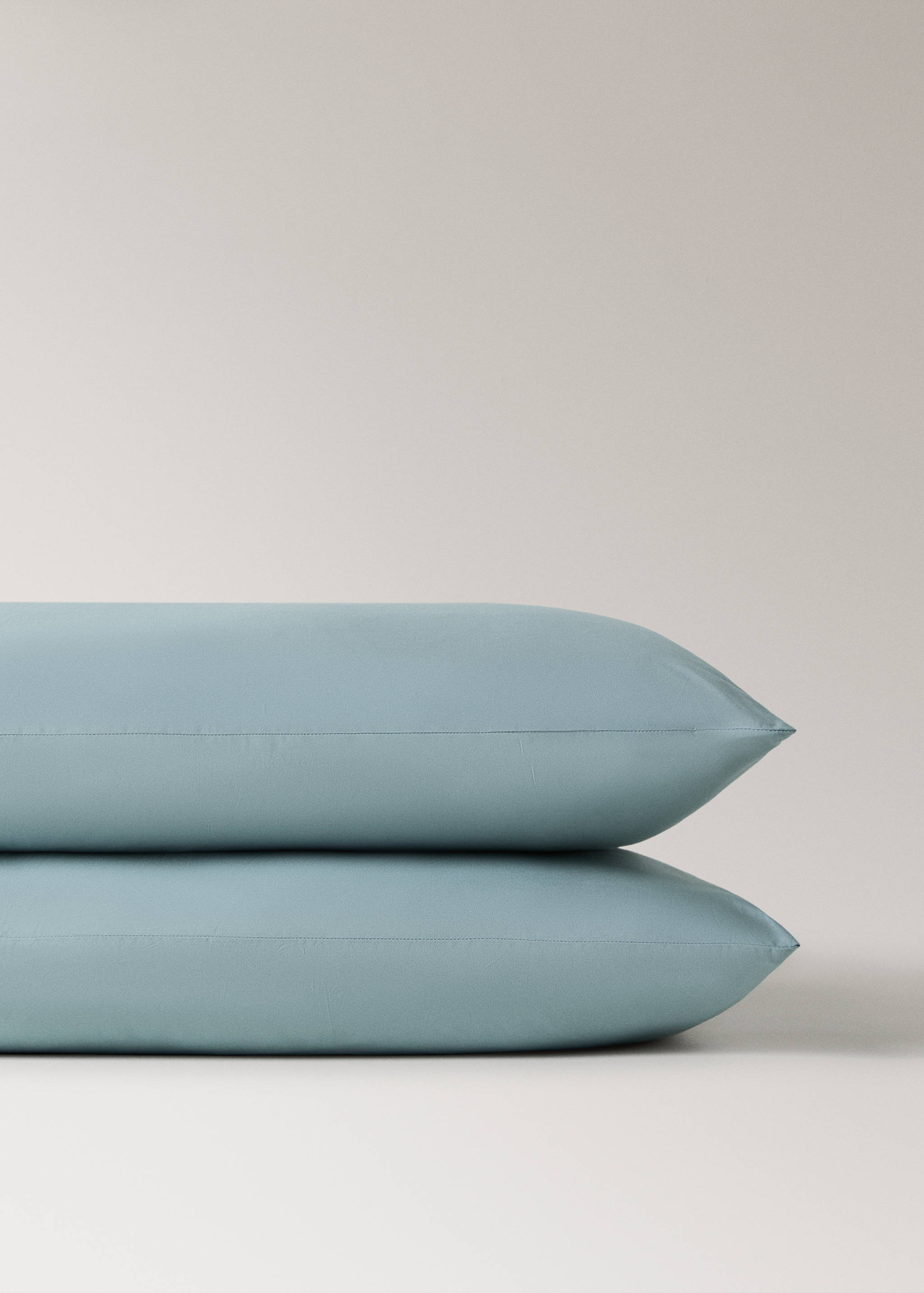 Two cotton percale pillowcases 50x75cm - Details of the article 1