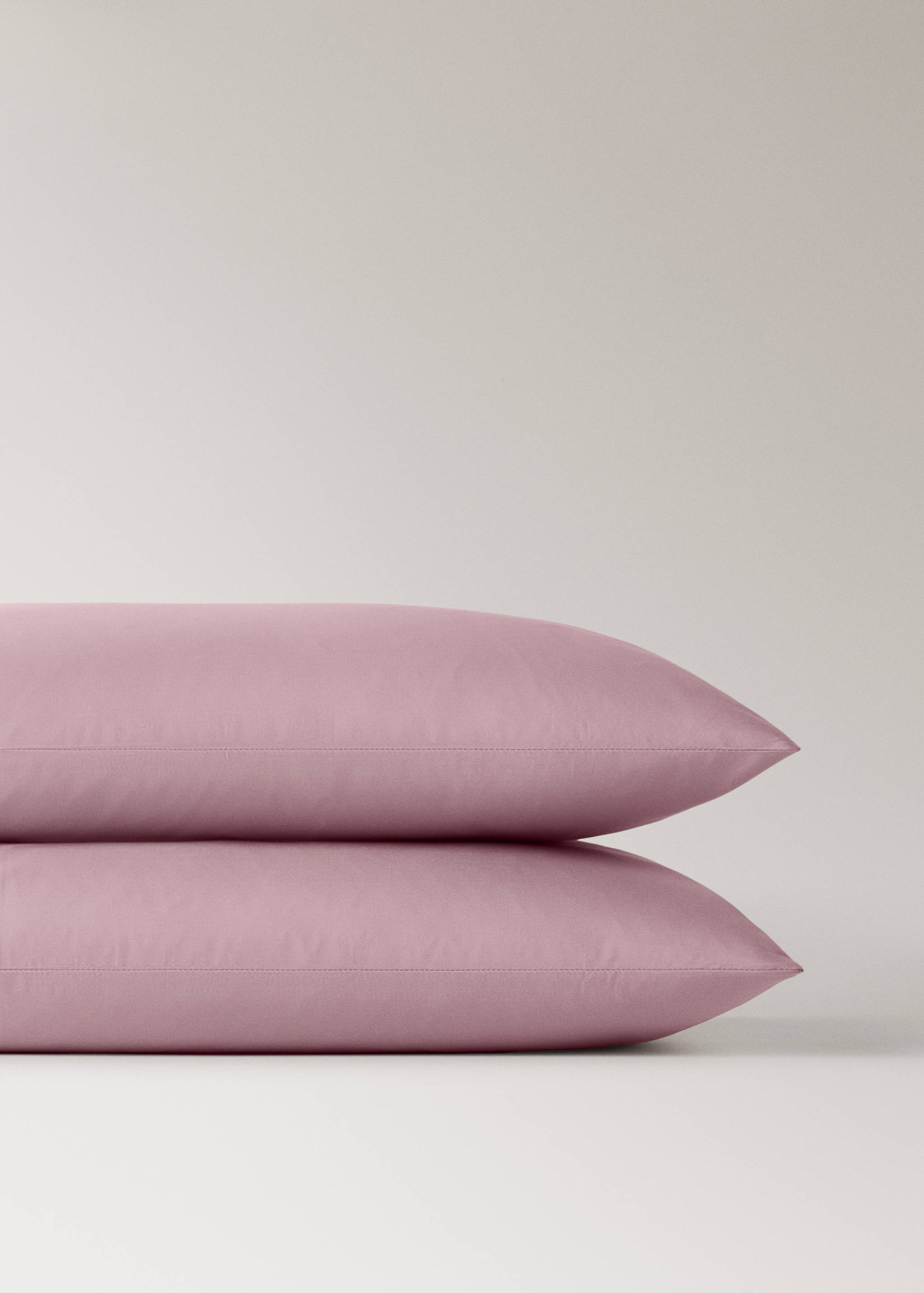 Two cotton percale pillowcases 50x75cm - Details of the article 1