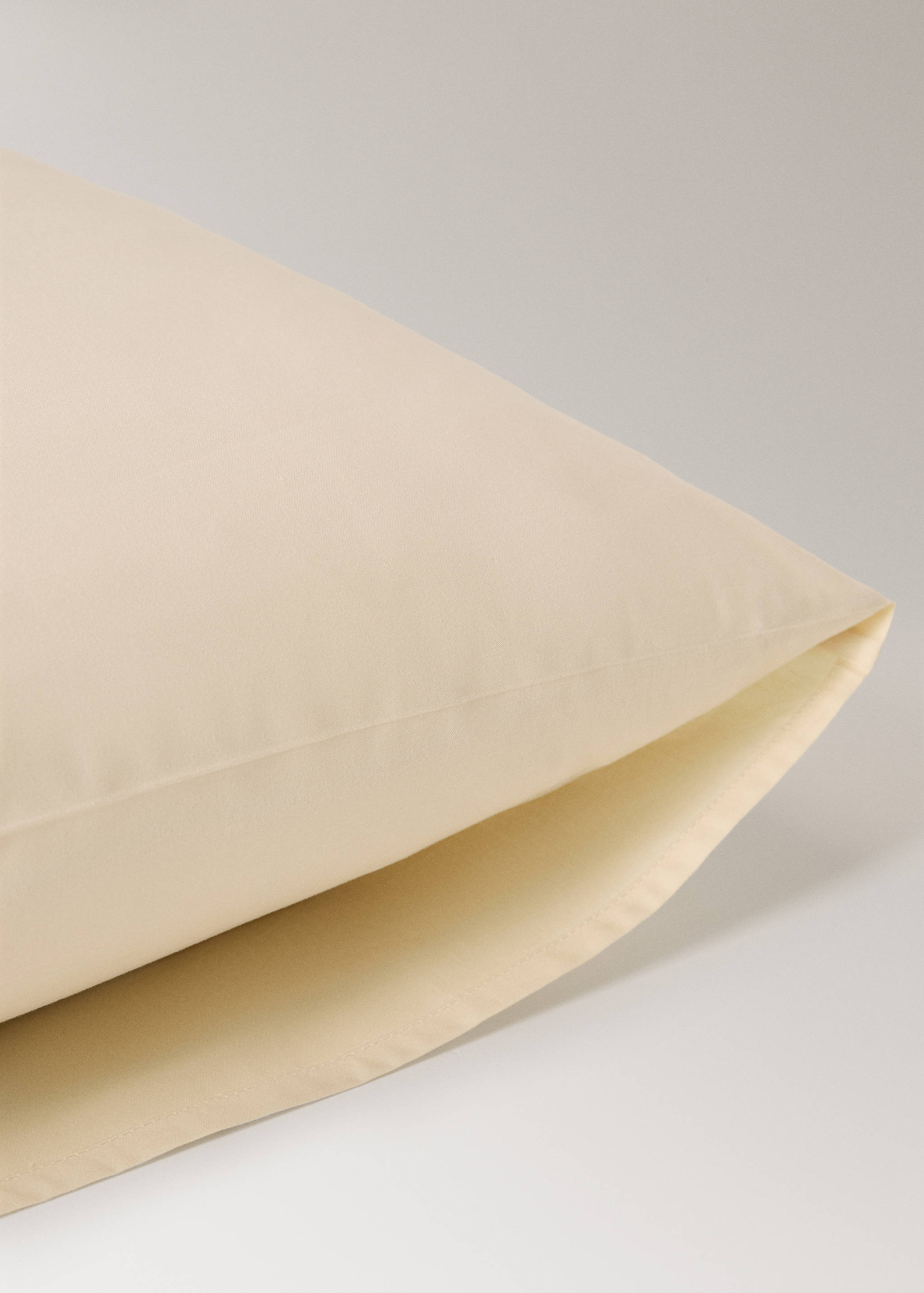 Two cotton percale pillowcases 60x60cm - Details of the article 3