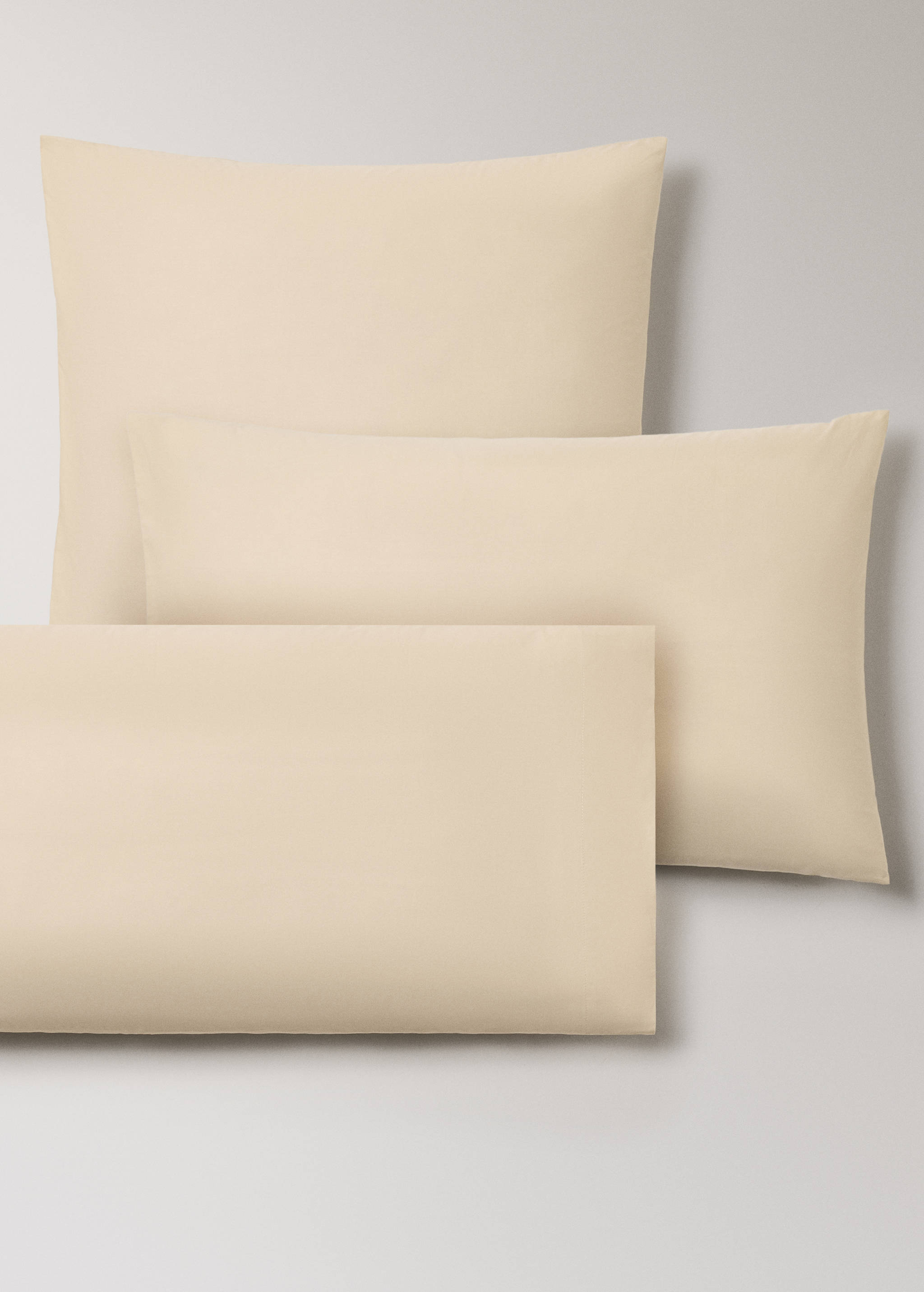 Two cotton percale pillowcases 60x60cm - Details of the article 4
