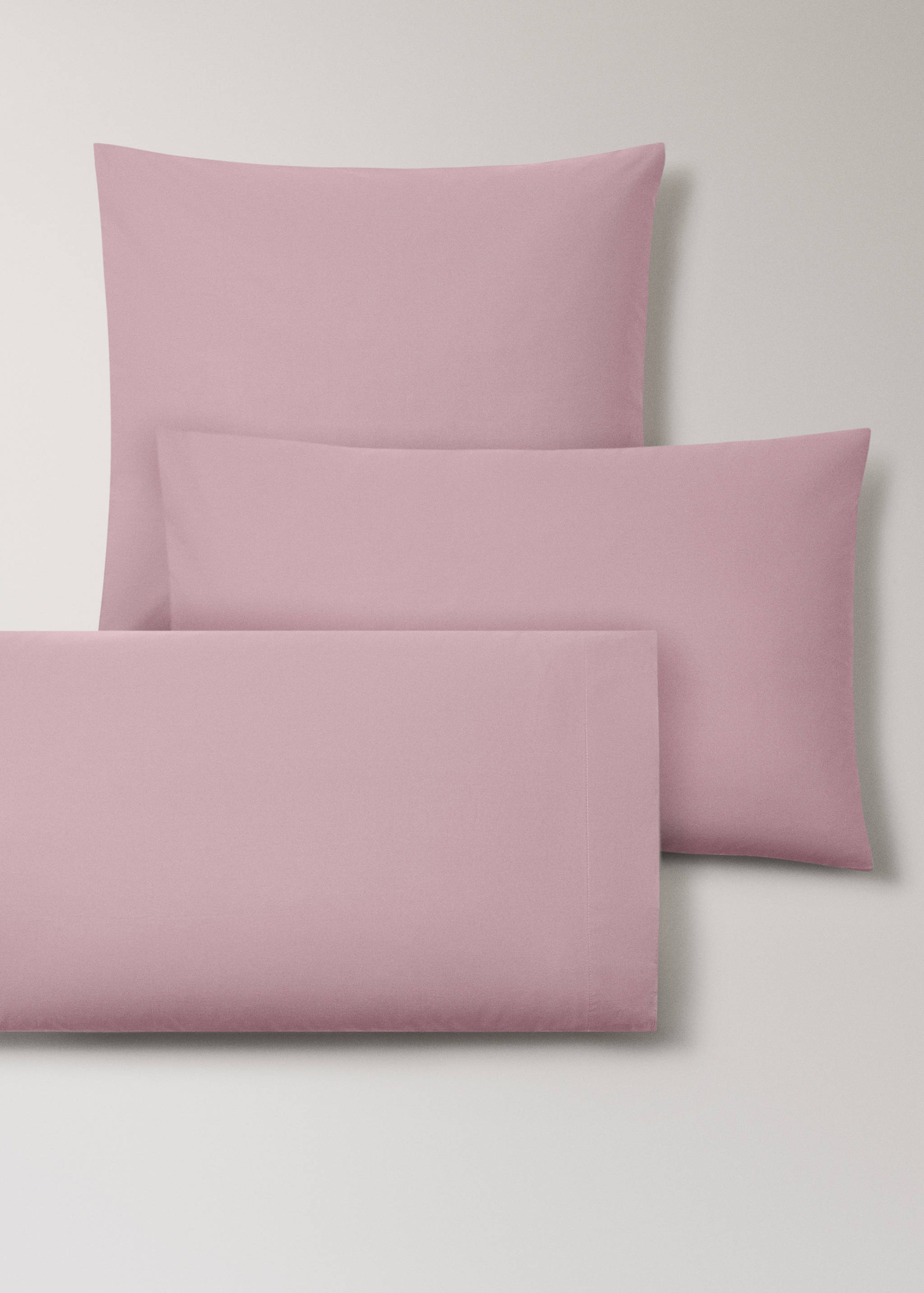 Two cotton percale pillowcases 60x60cm - Details of the article 4
