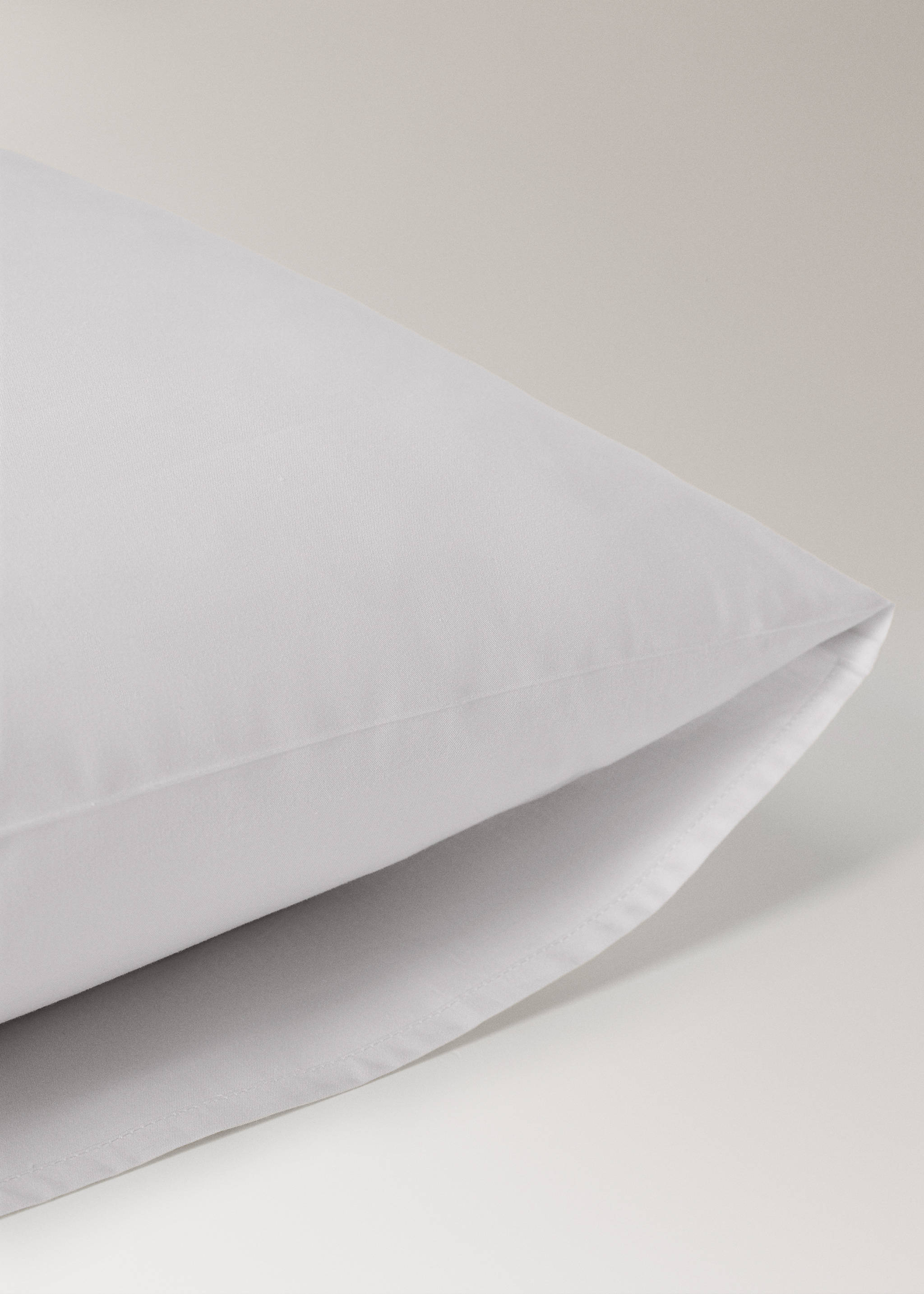 Two cotton percale pillowcases 60x60cm - Details of the article 3