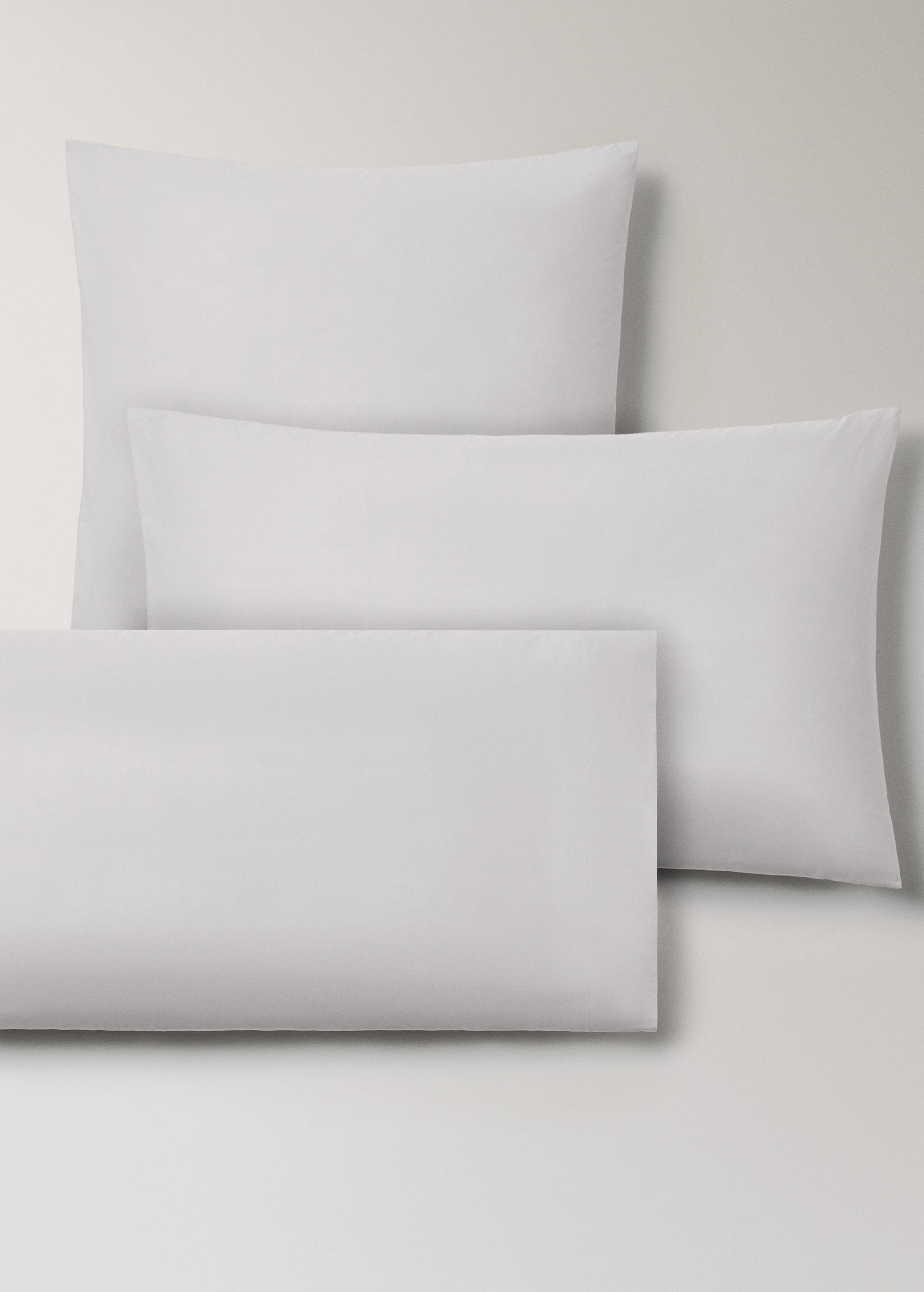 Two cotton percale pillowcases 60x60cm - Details of the article 4