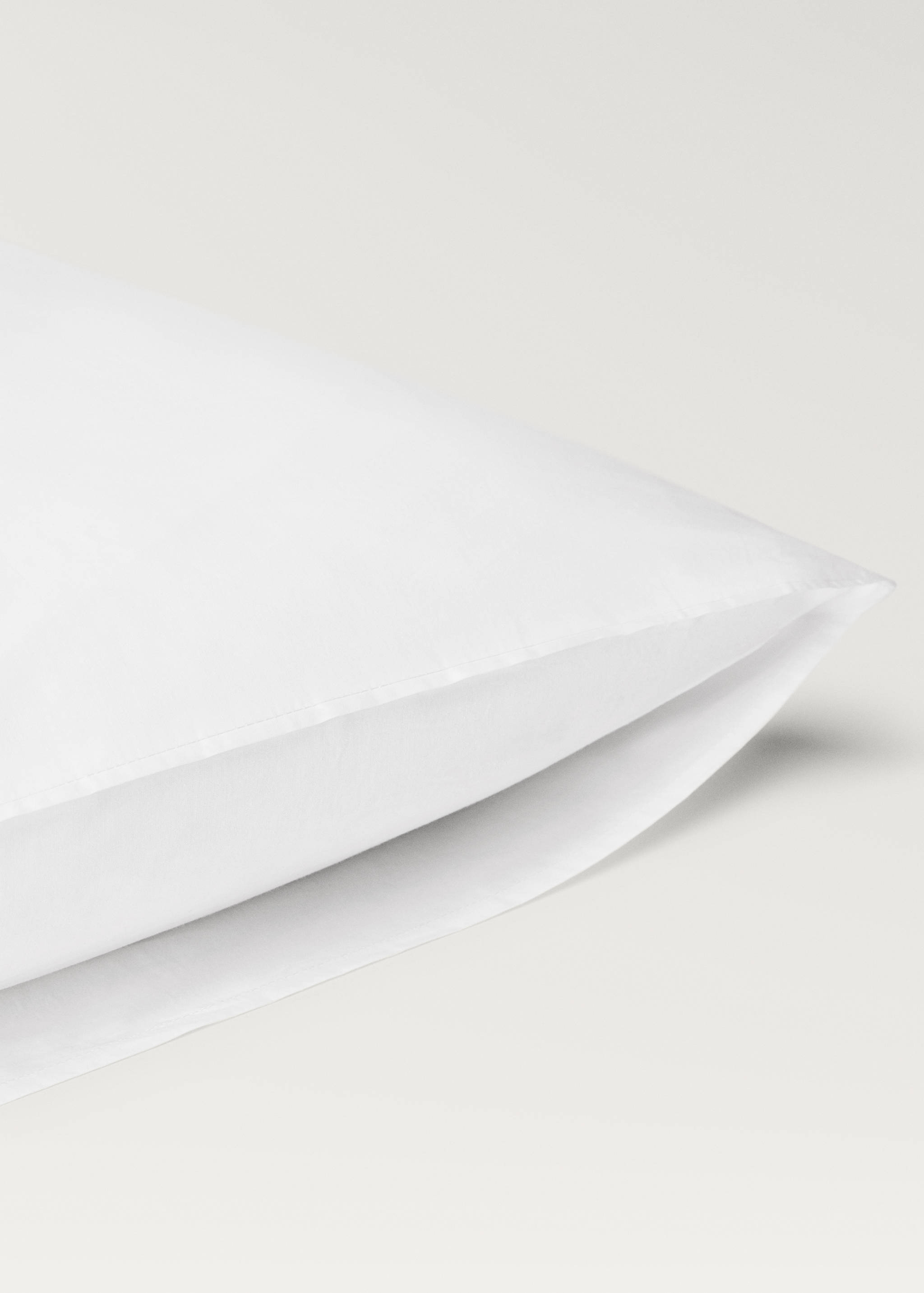 Two 300-thread percale cotton pillowcases 60x60 cm - Details of the article 2