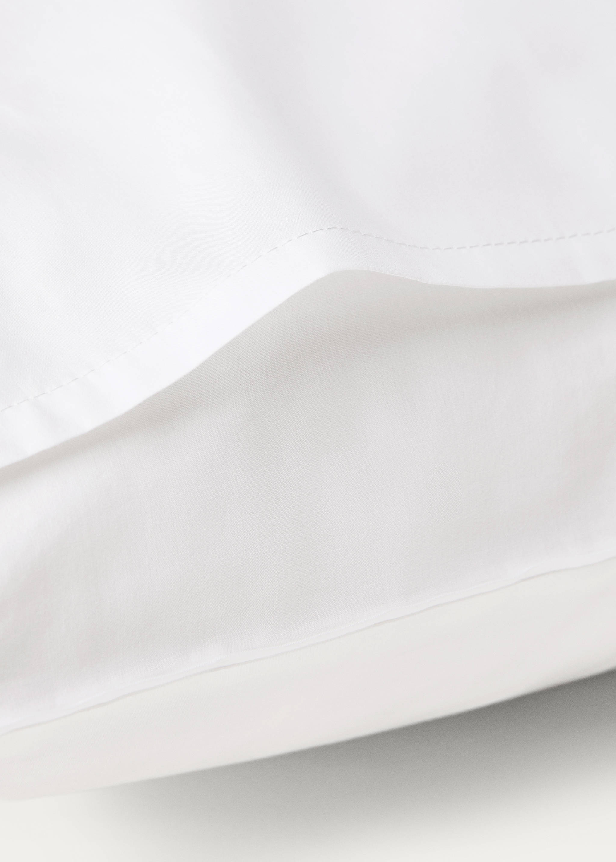 Two 300-thread percale cotton pillowcases 60x60 cm - Details of the article 3