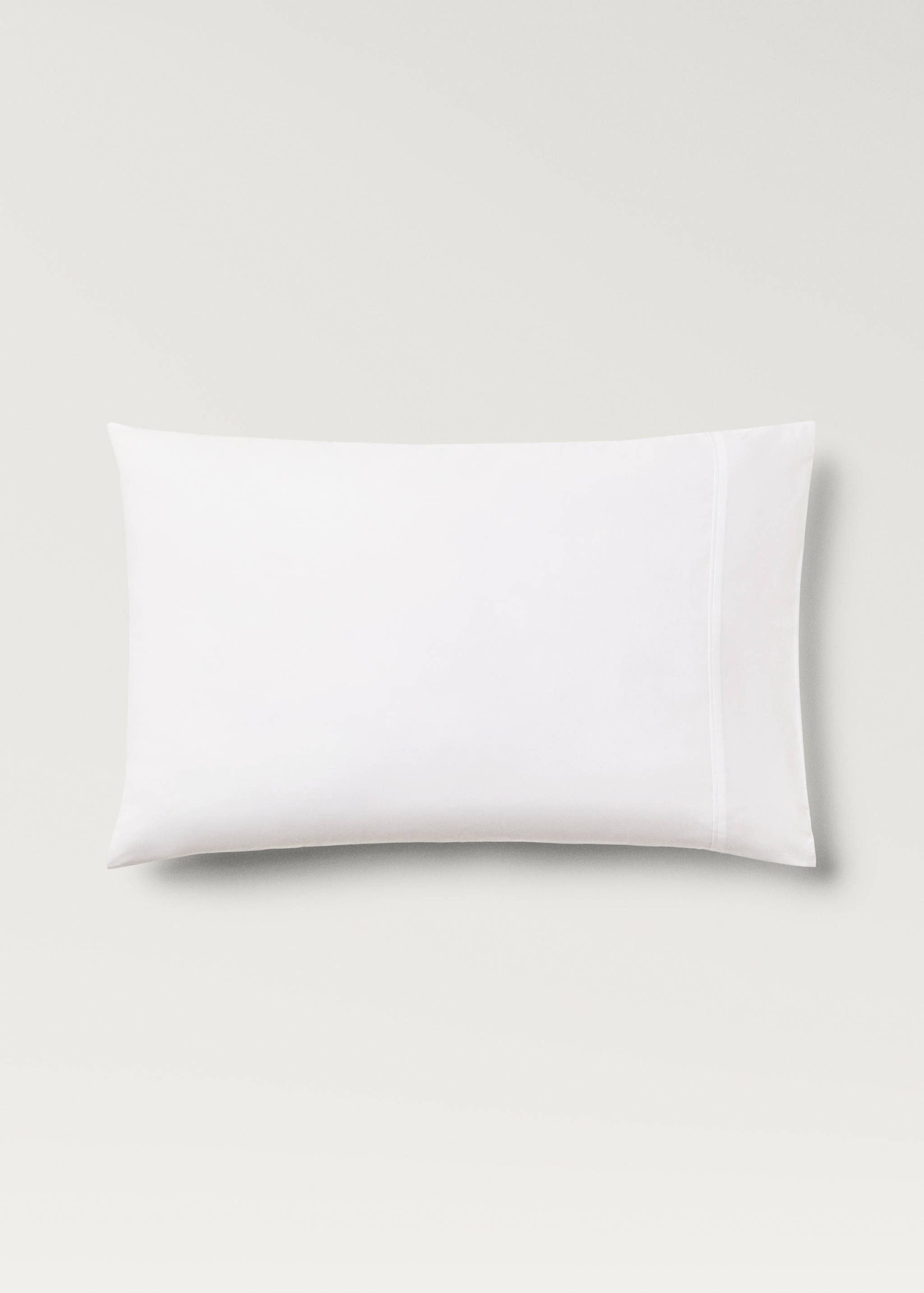 Two 300-thread count cotton percale pillowcases 50x75 cm - Article without model