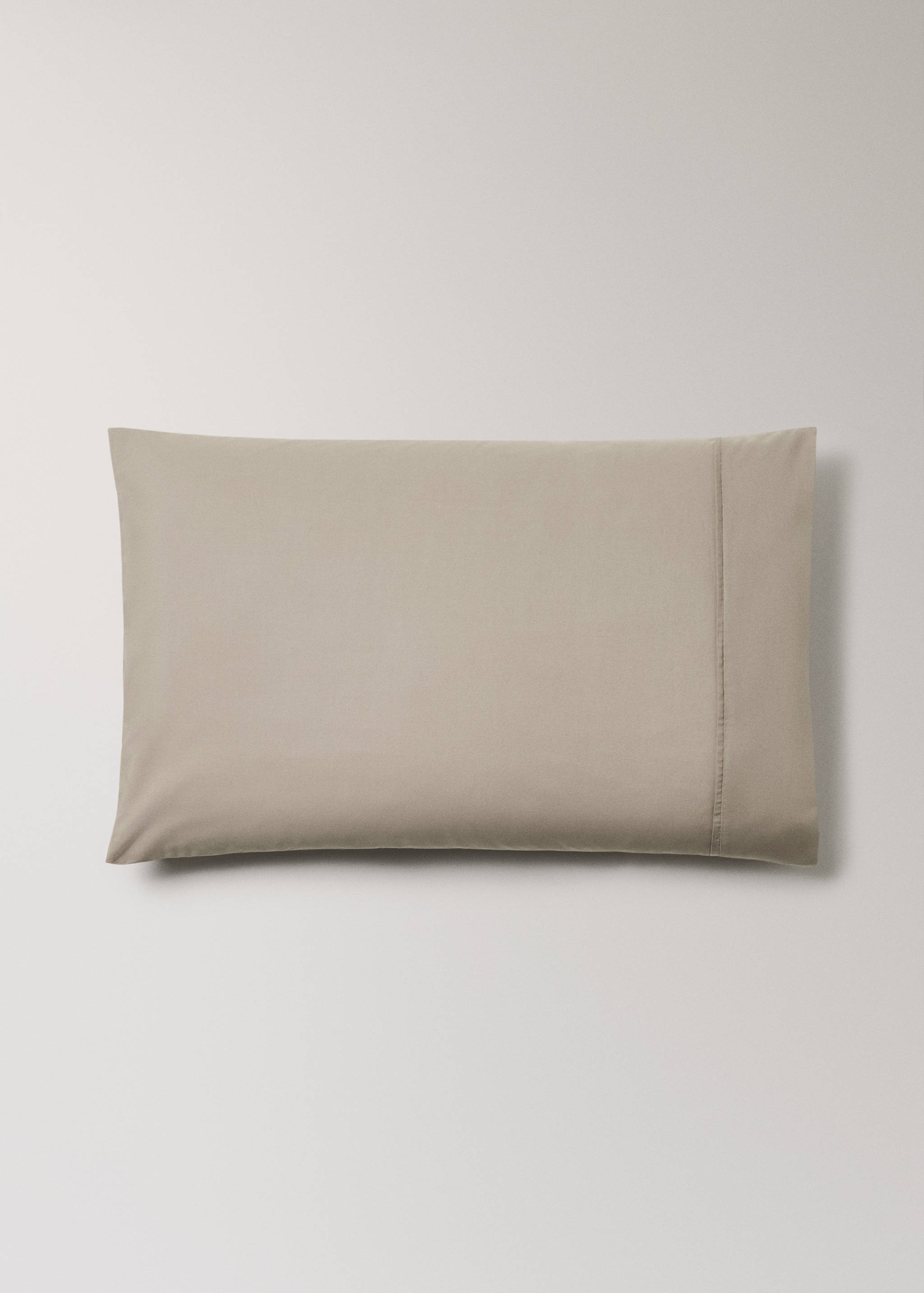 Two 300-thread count cotton percale pillowcases 50x75 cm - Article without model