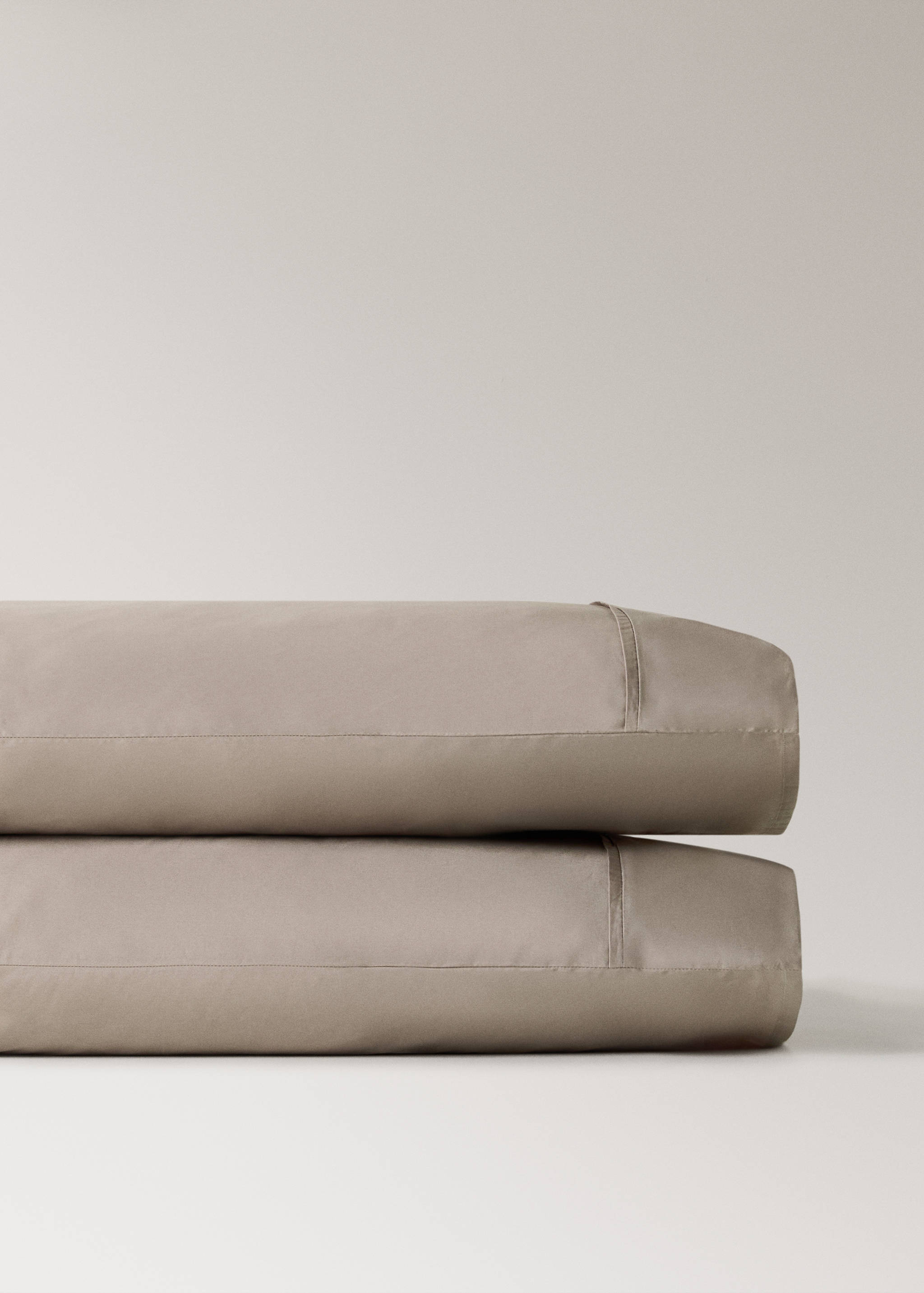 Two 300-thread count cotton percale pillowcases 50x75 cm - Details of the article 1