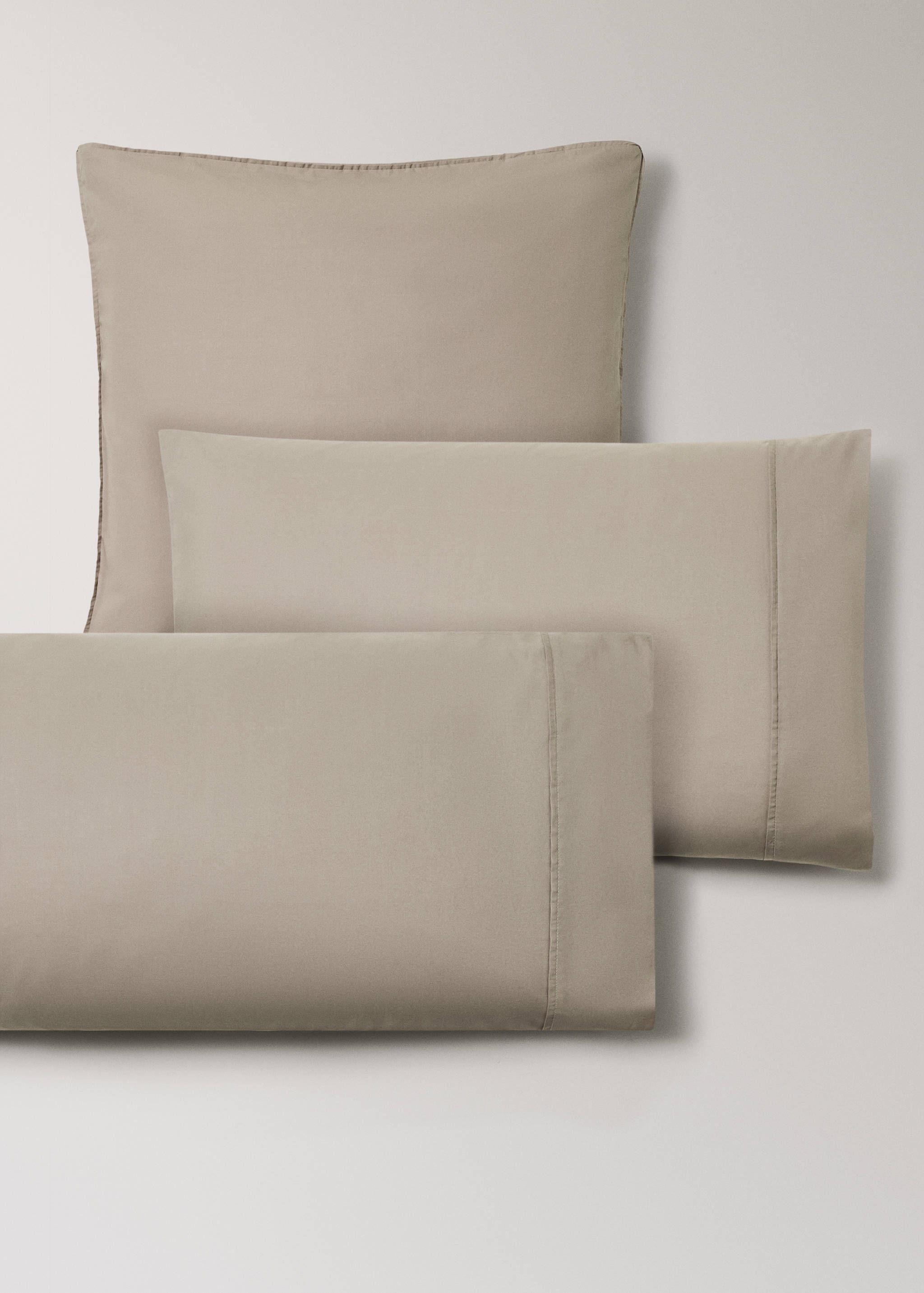 Two 300-thread count cotton percale pillowcases 50x75 cm - Details of the article 4