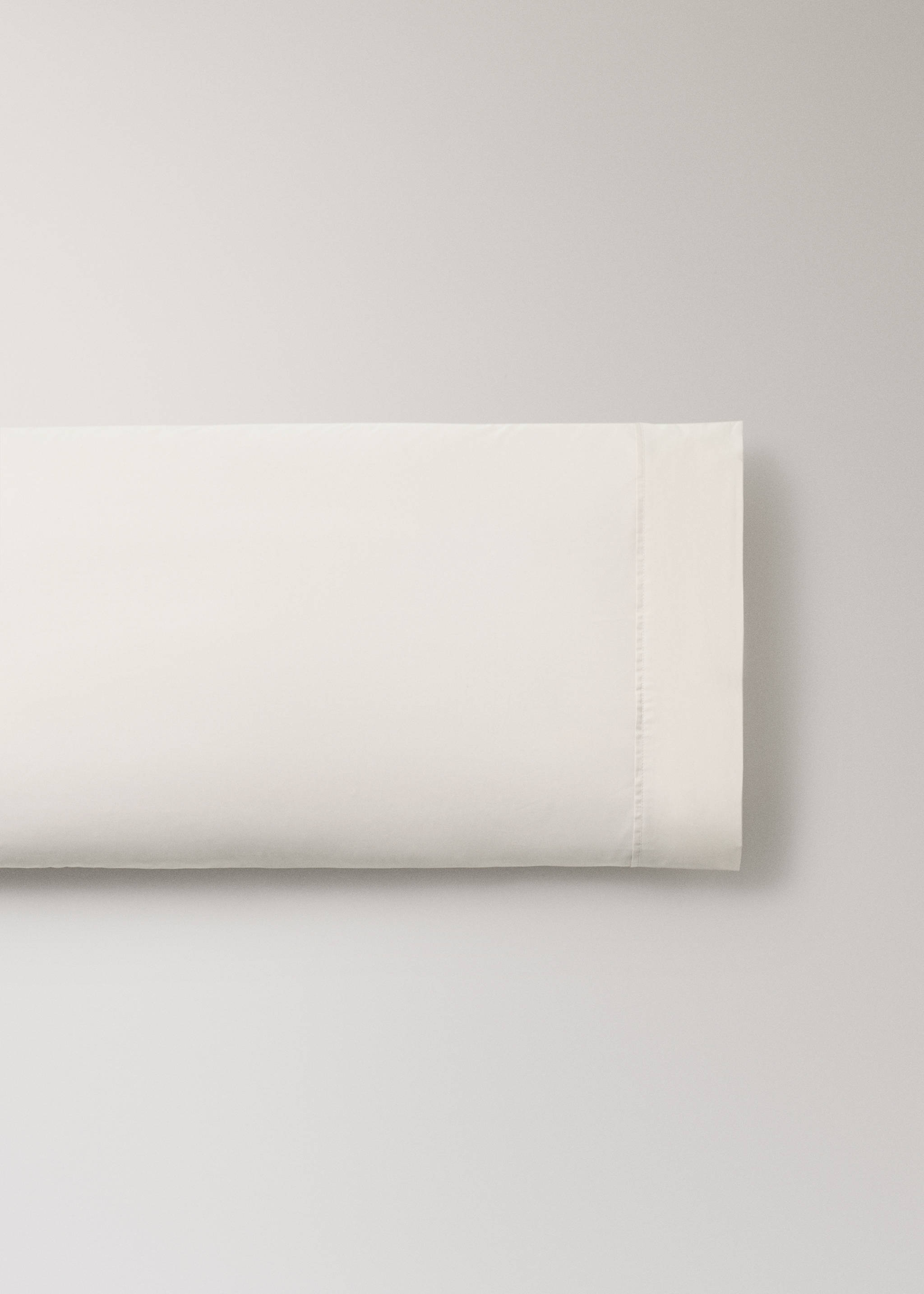 300-thread count cotton percale pillowcase, 45x110 cm - Article without model