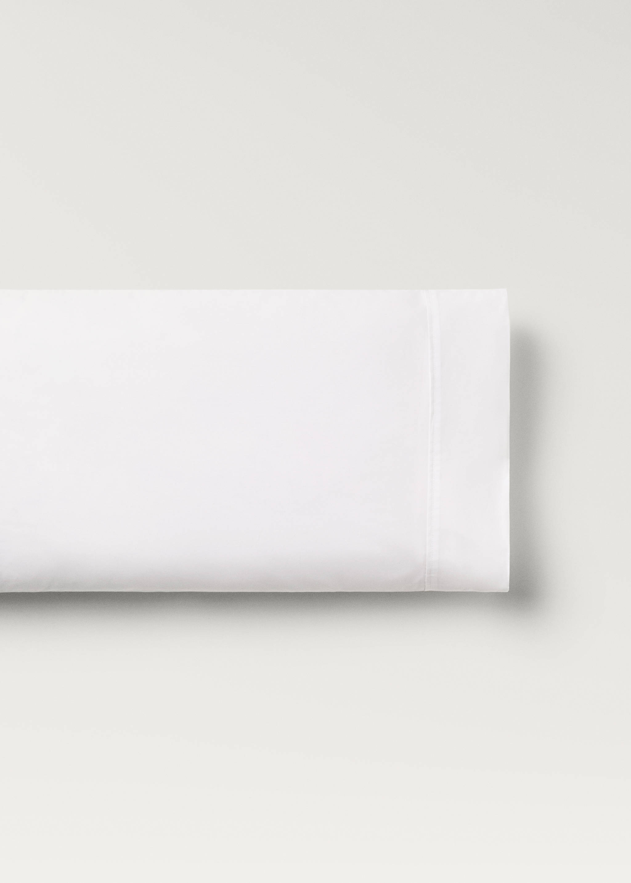 300-thread count cotton percale pillowcase, 45x110 cm - Article without model