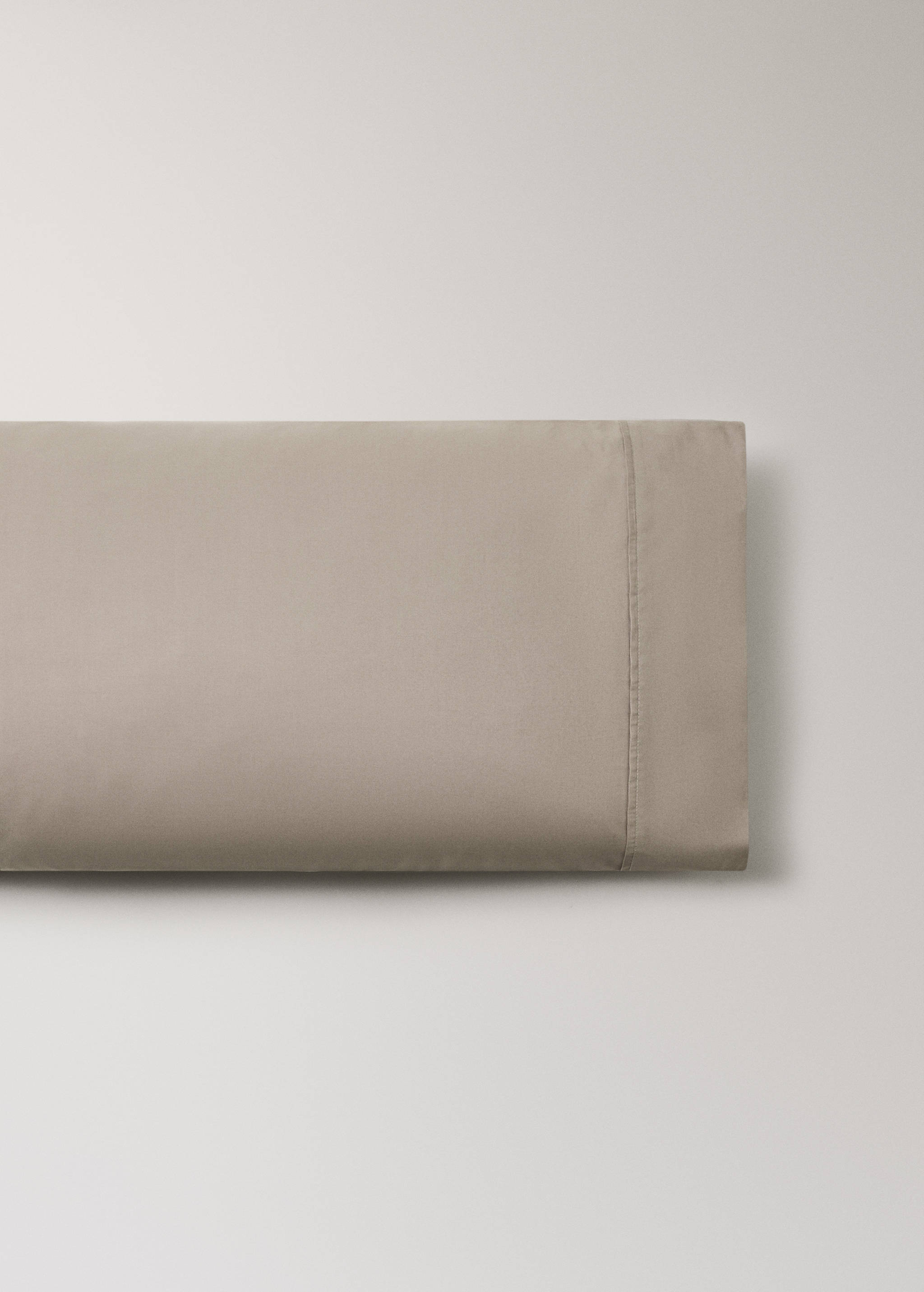 300-thread count cotton percale pillowcase, 45x110 cm - Article without model