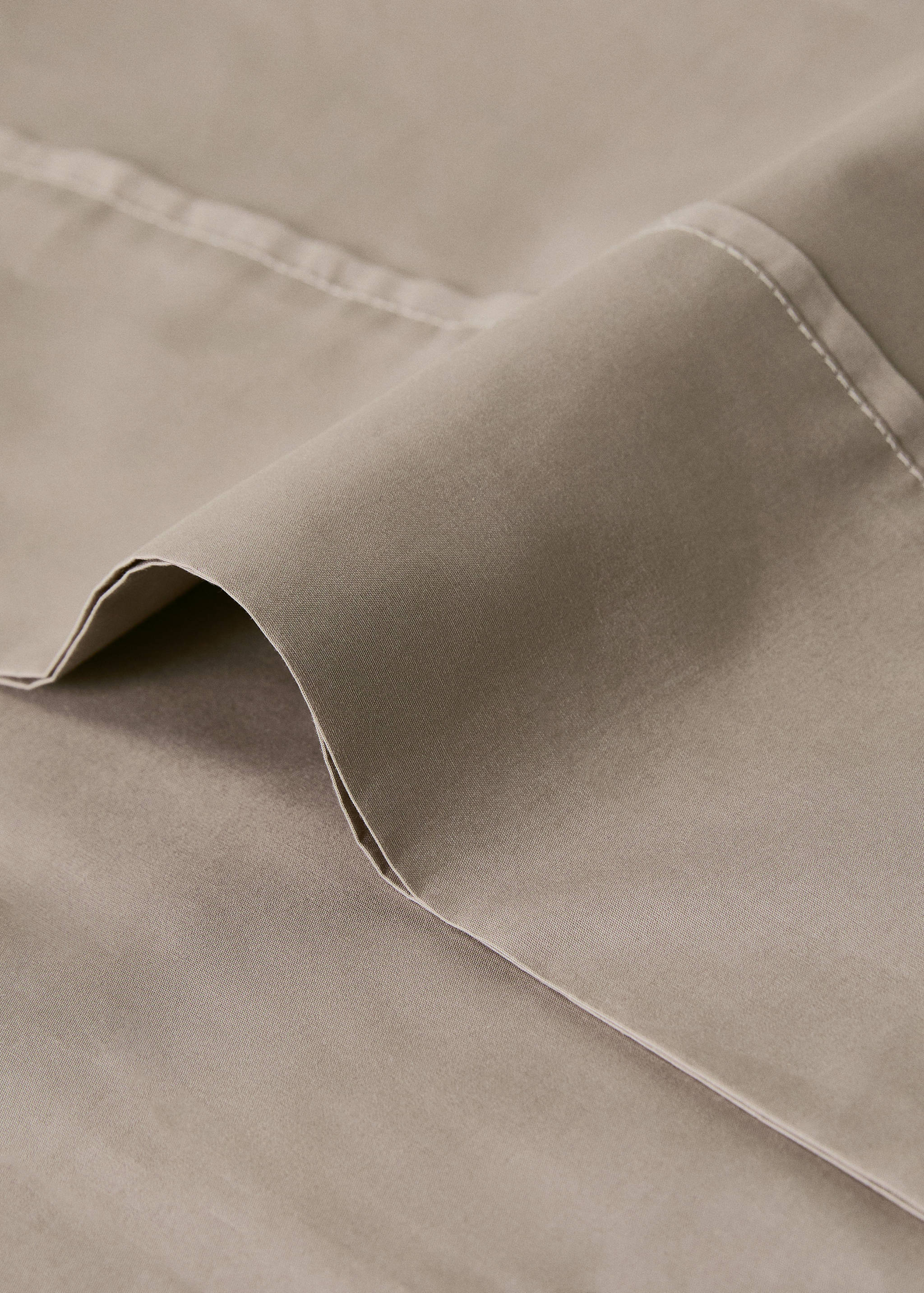 300-thread count cotton percale pillowcase, 45x110 cm - Details of the article 1