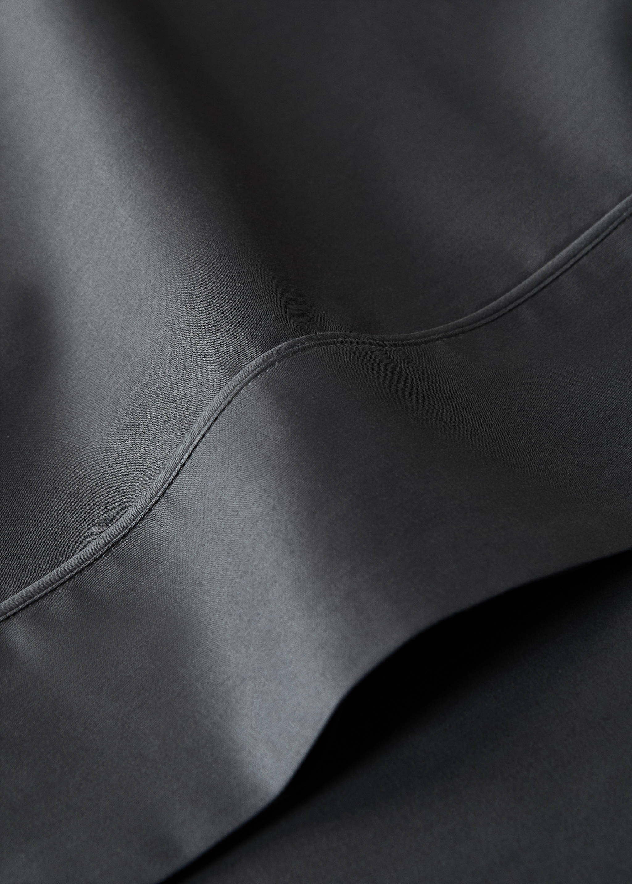 600 threads washed cotton flat sheet Single bed - Details of the article 1