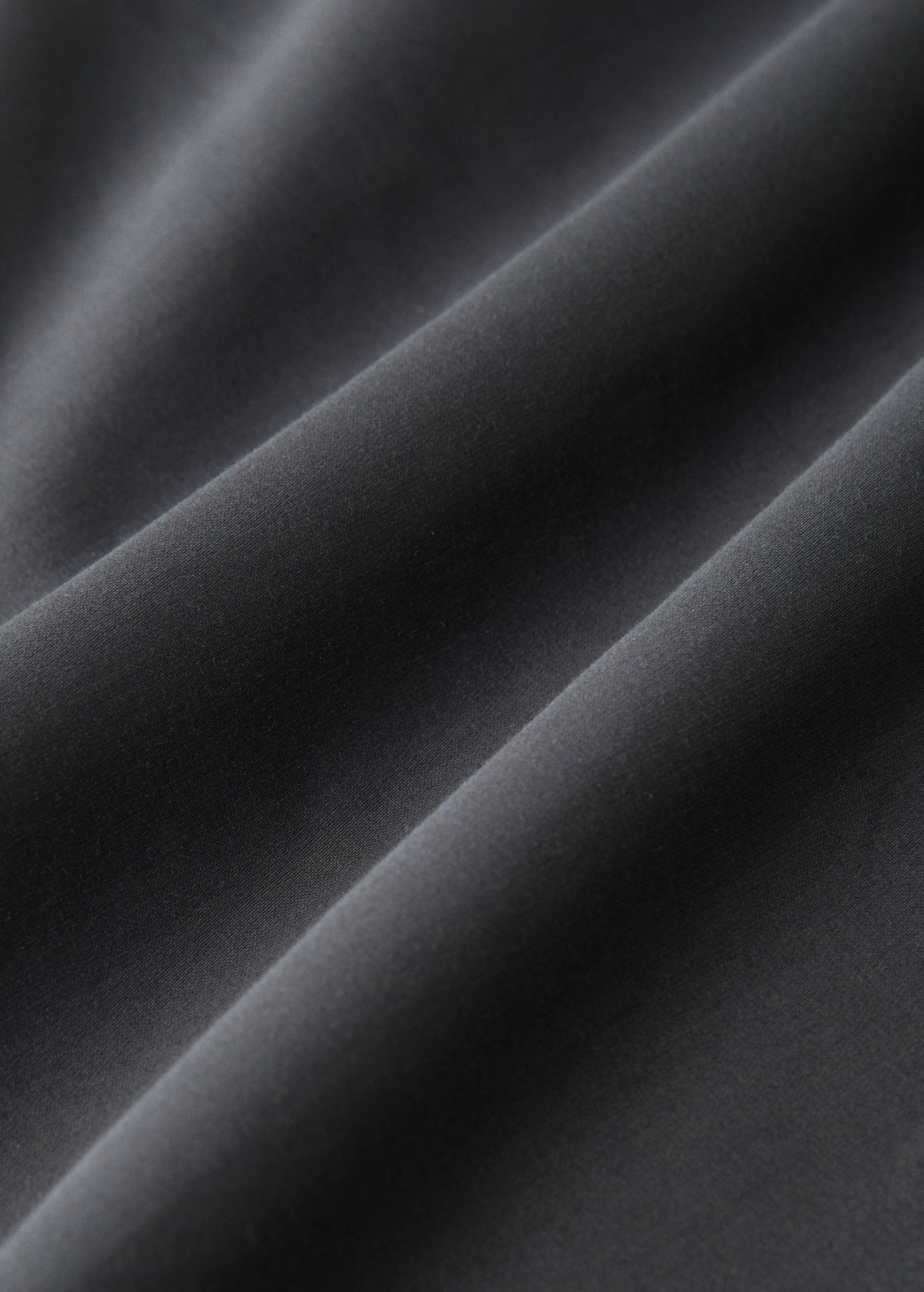 600-thread satin cotton top sheet with trim for 200 cm bed - Details of the article 2