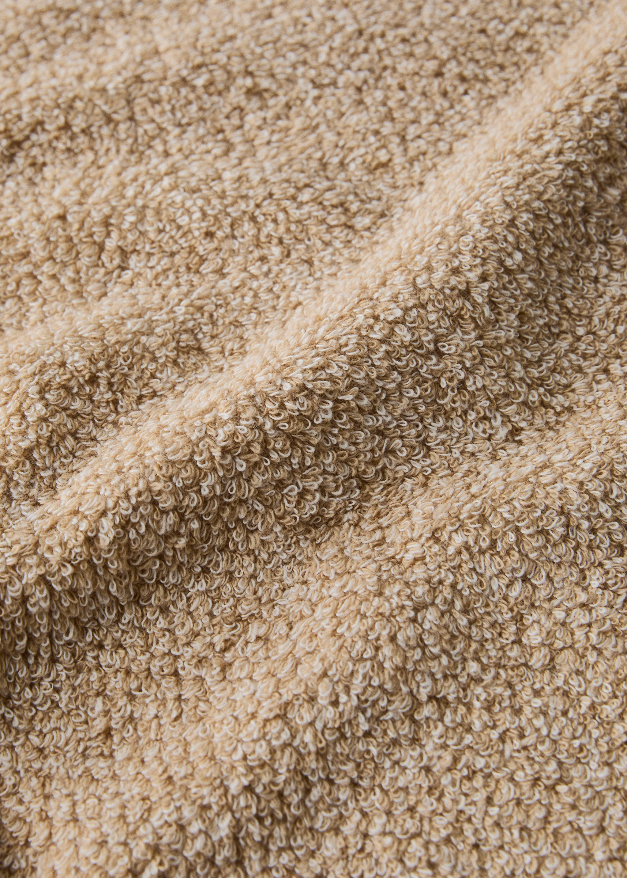 Cotton-blend two-tone washbasin towel - Details of the article 1