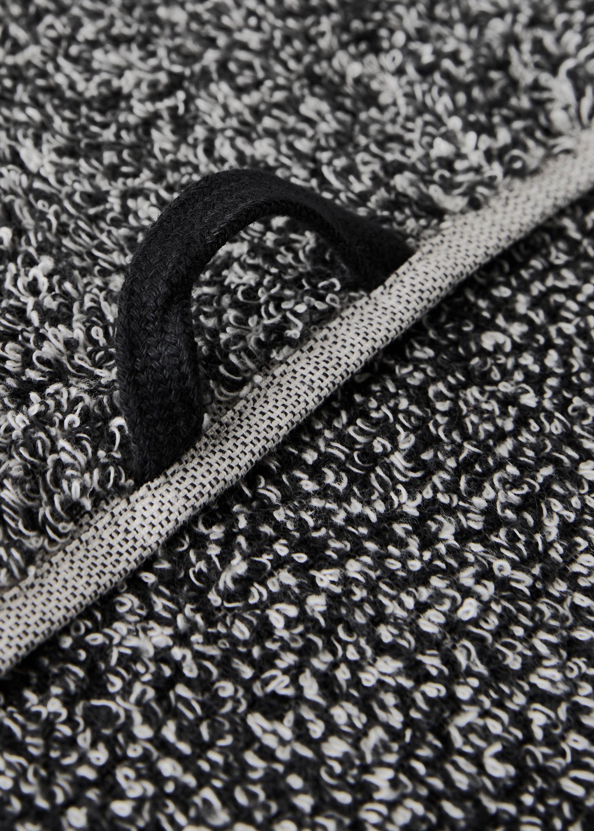 Pamučni kupaonski ručnik melange dvobojni - Detalji artikla 3