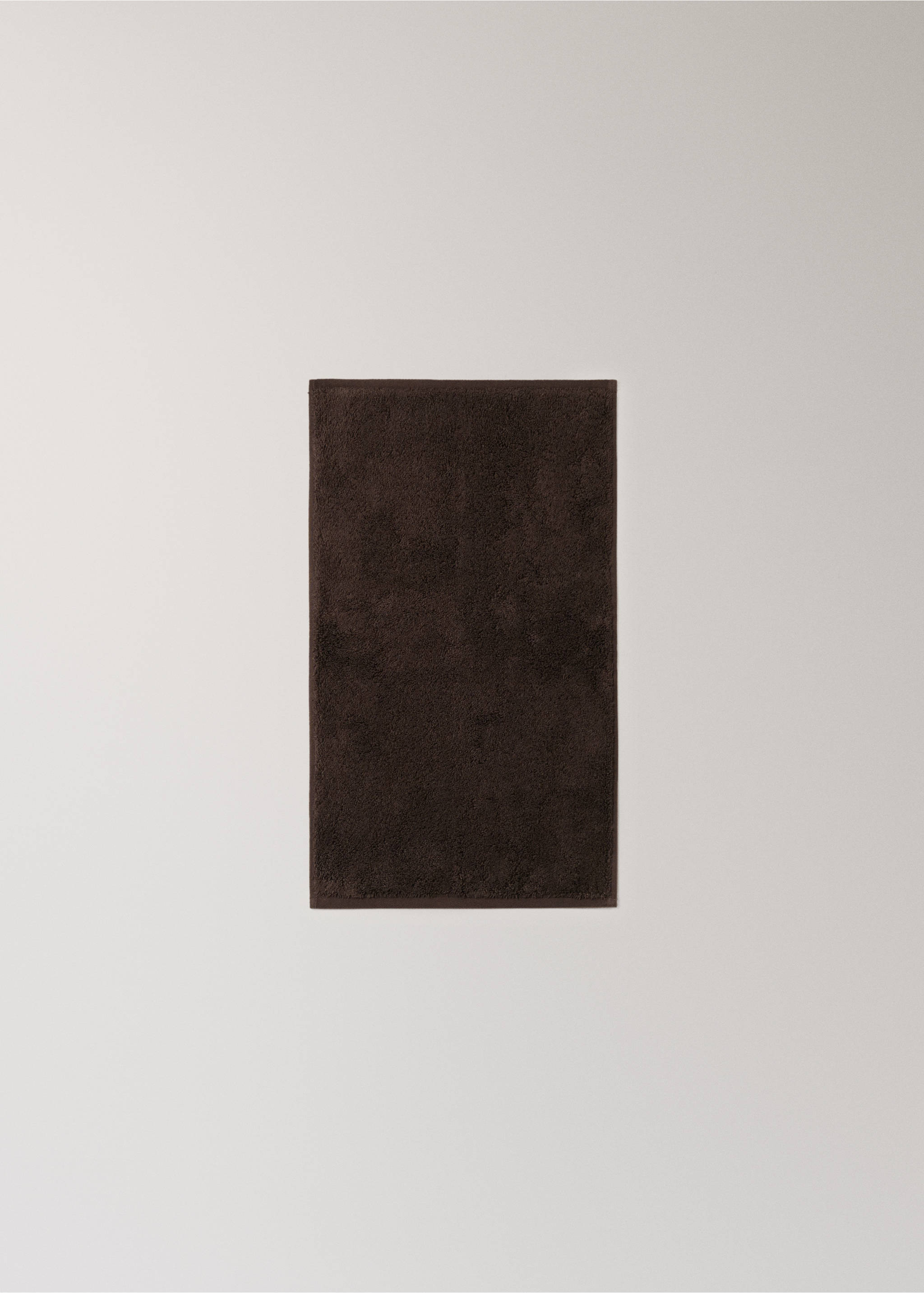 Soft cotton towel - Details of the article 4, Chocolate. Ref: 17021596-00.