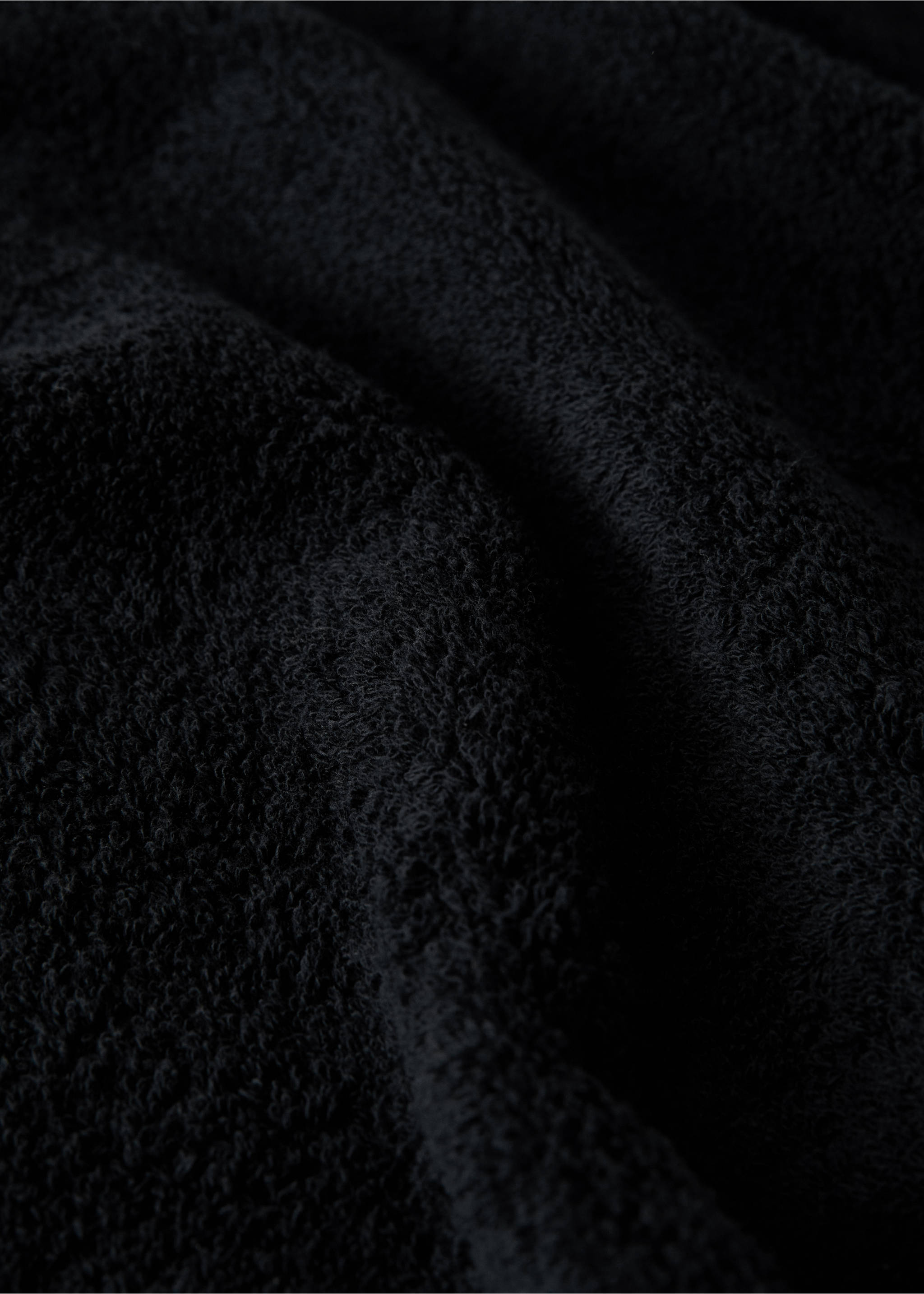 Prosop mic de baie din bumbac moale - Detaliu al articolului 1, Negru. Ref: 17021596-00.