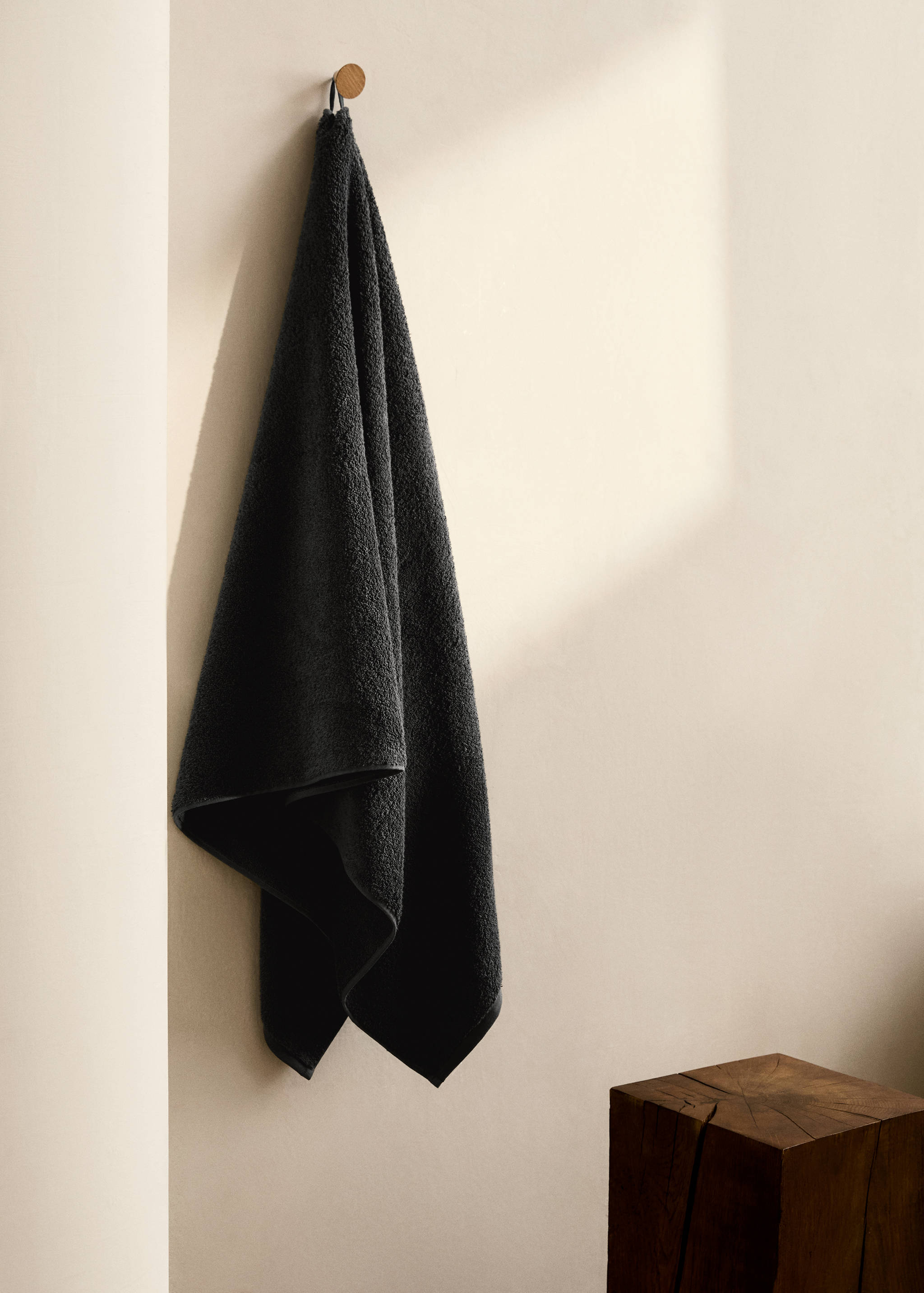 Soft cotton shower towel - General plane
