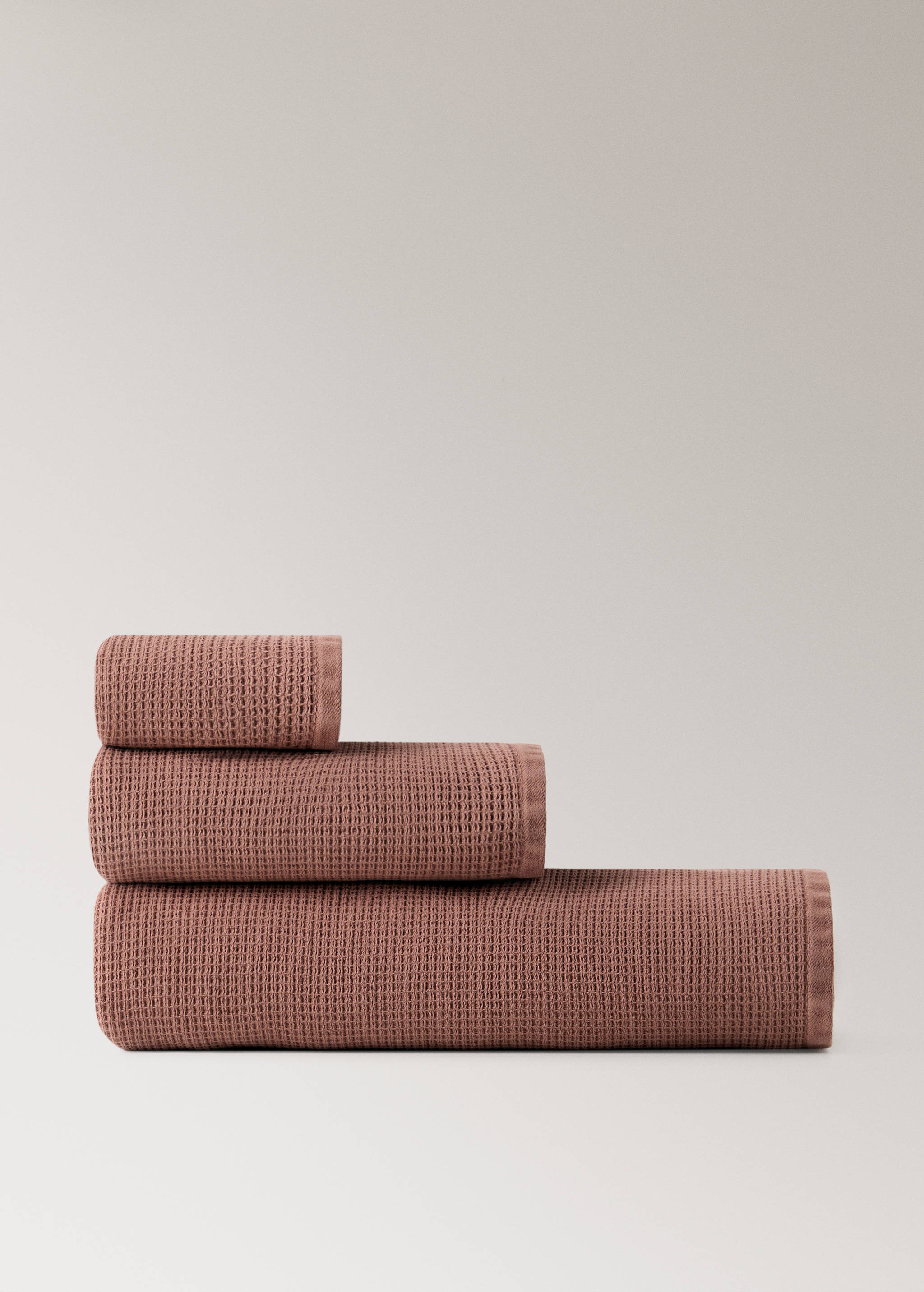 Reversible cotton guest towel - Article without model