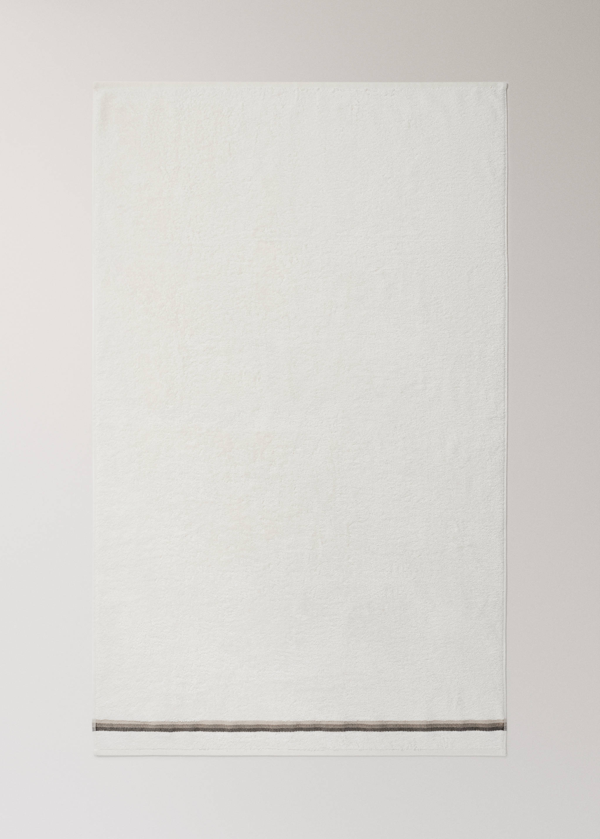 Bath towel with striped trim - Details of the article 3