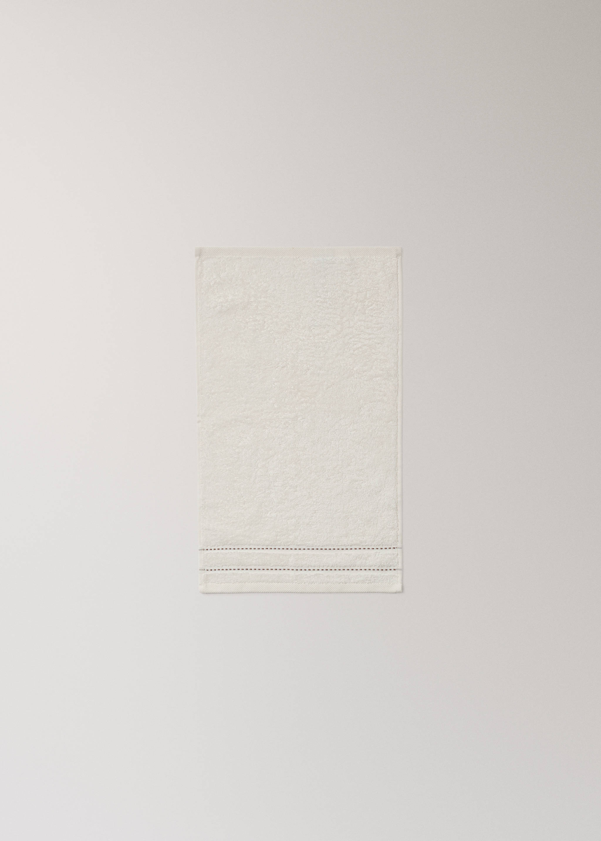 Baumwoll-Gästetuch mit gestickten Punkten - Detail des Artikels 3