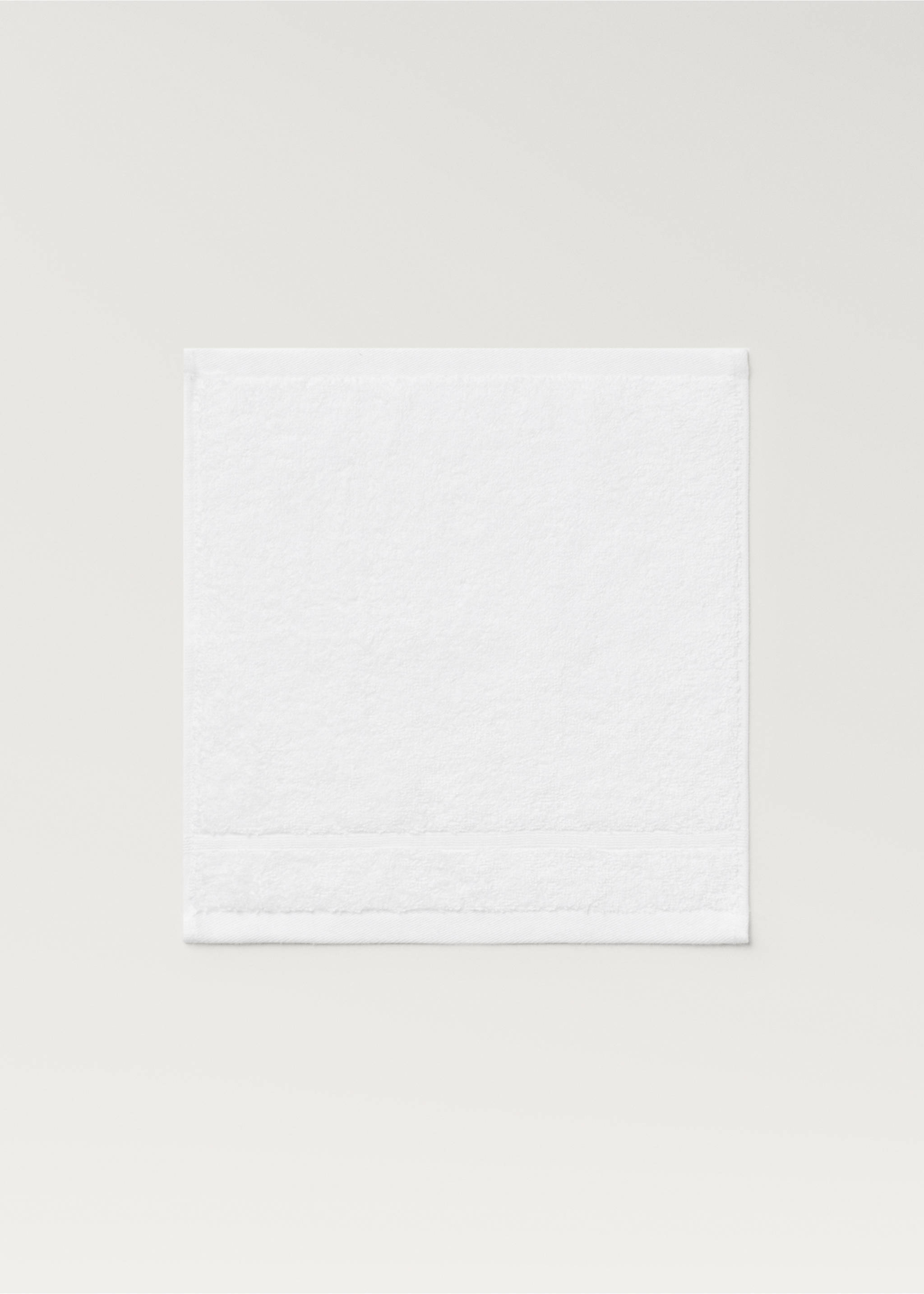 Pack of 3 cotton terry towels - Article without model, White. Ref: 17021609-00.