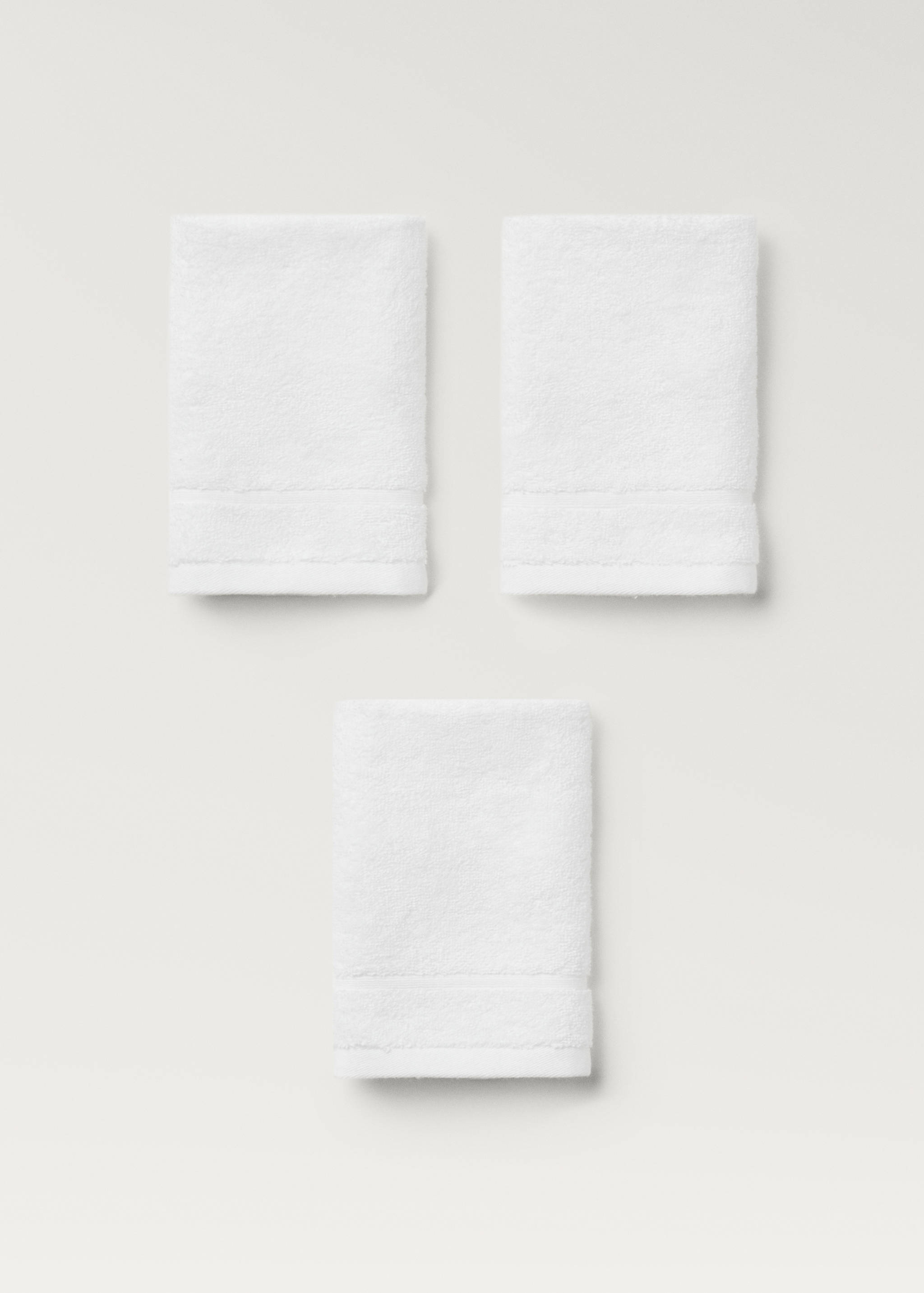 Pack of 3 cotton terry towels - Details of the article 3