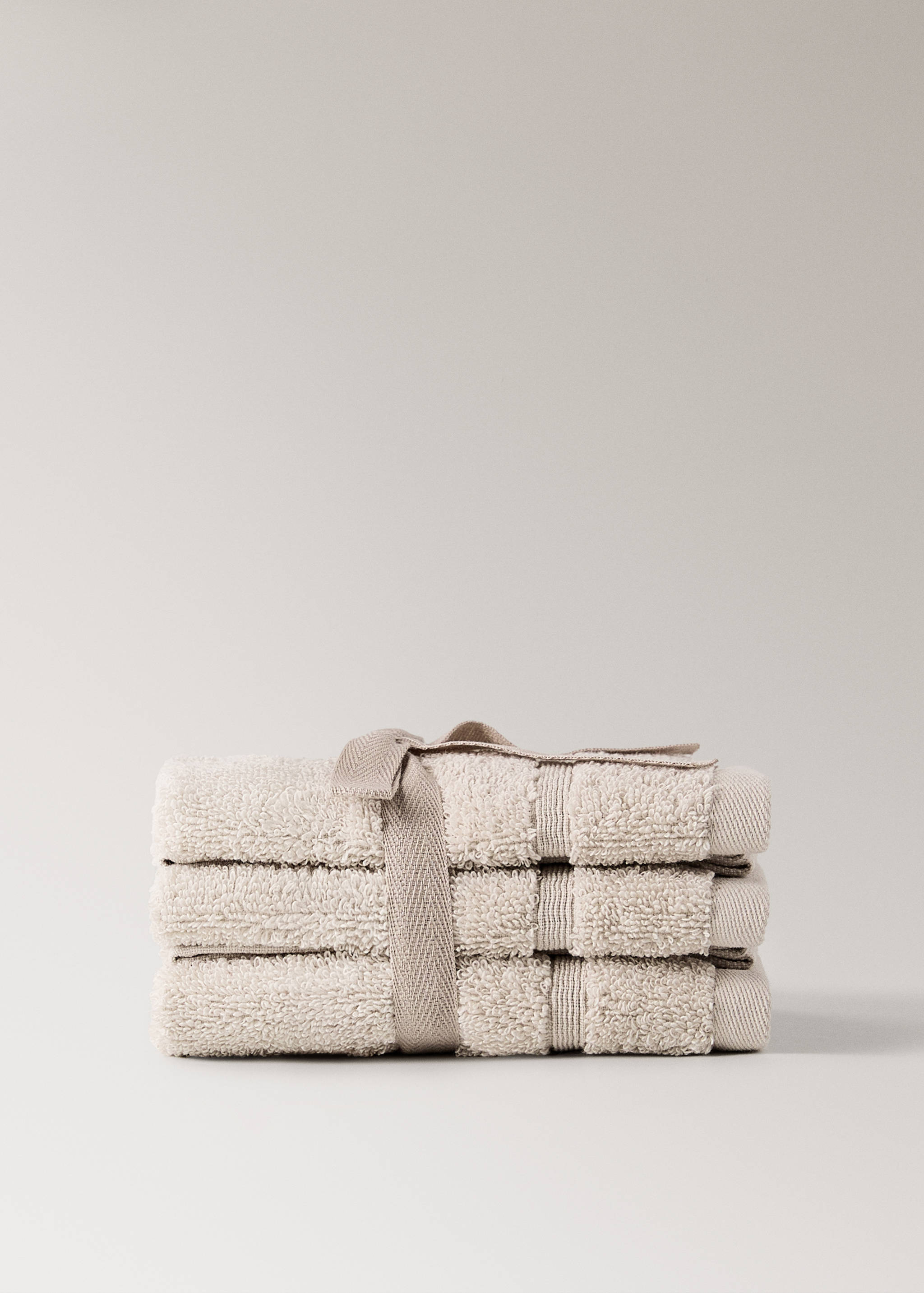 Pack of 3 cotton terry towels - Article without model