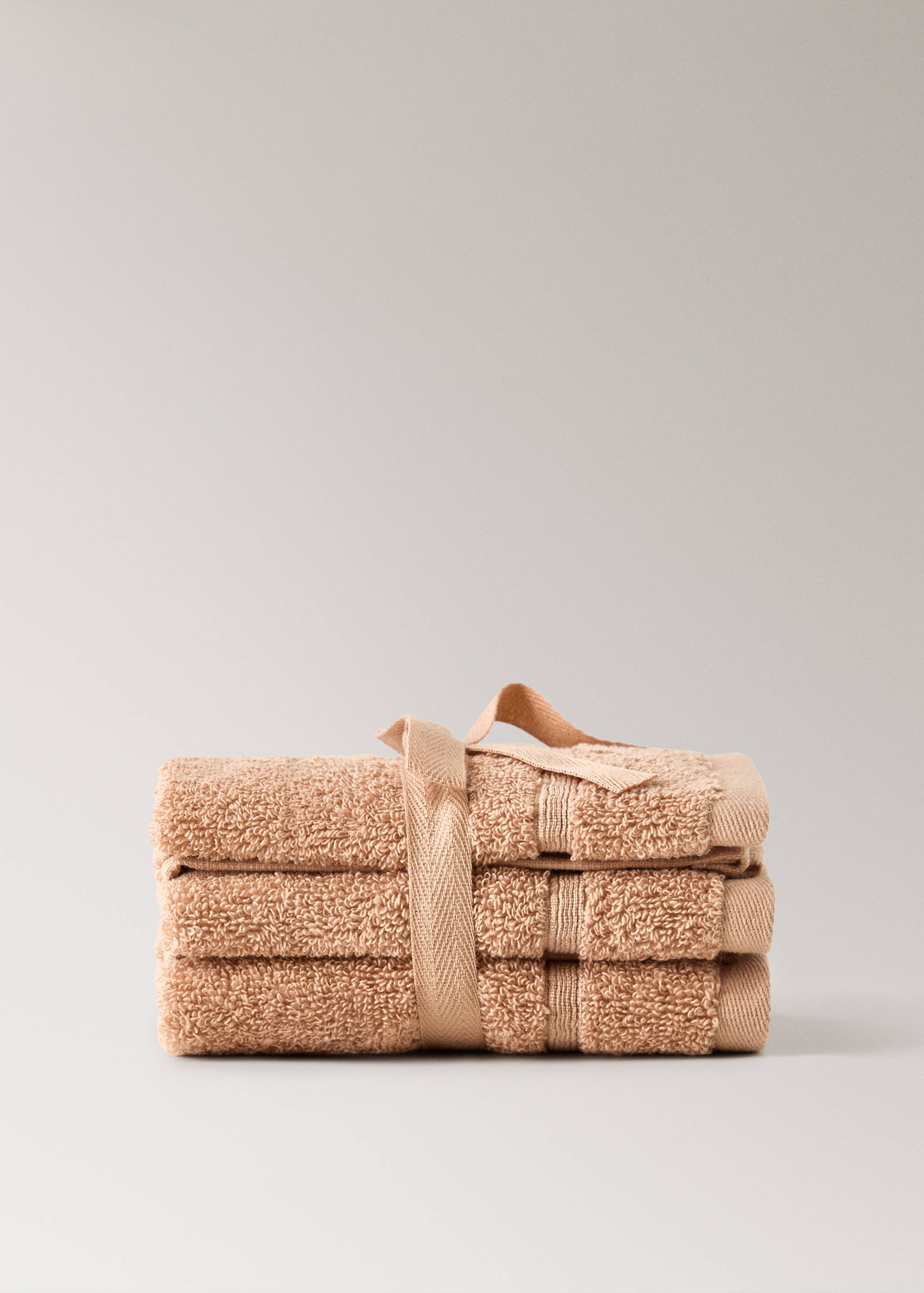 Pack of 3 cotton terry towels - Article without model