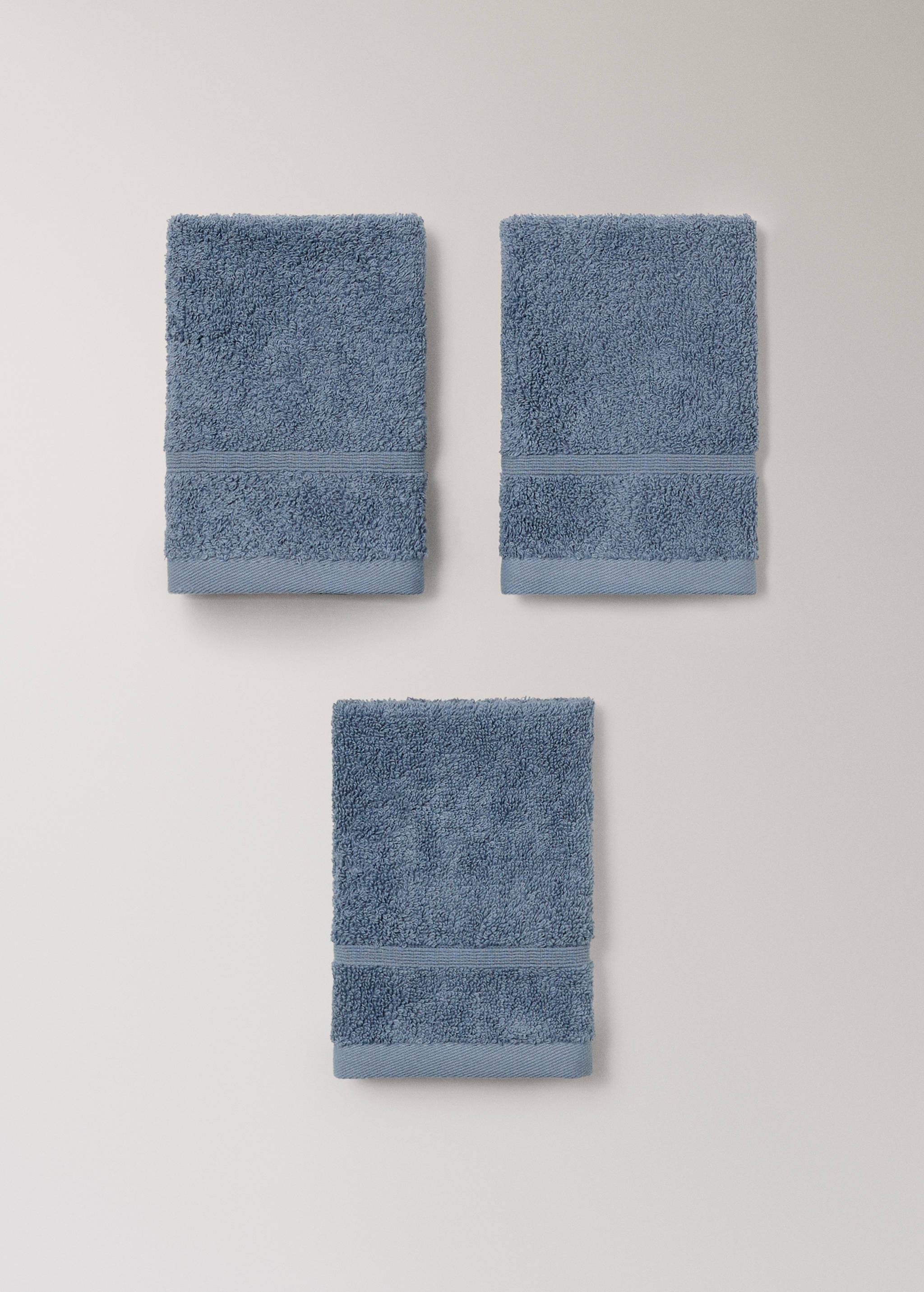 Pack of 3 cotton terry towels - Details of the article 3