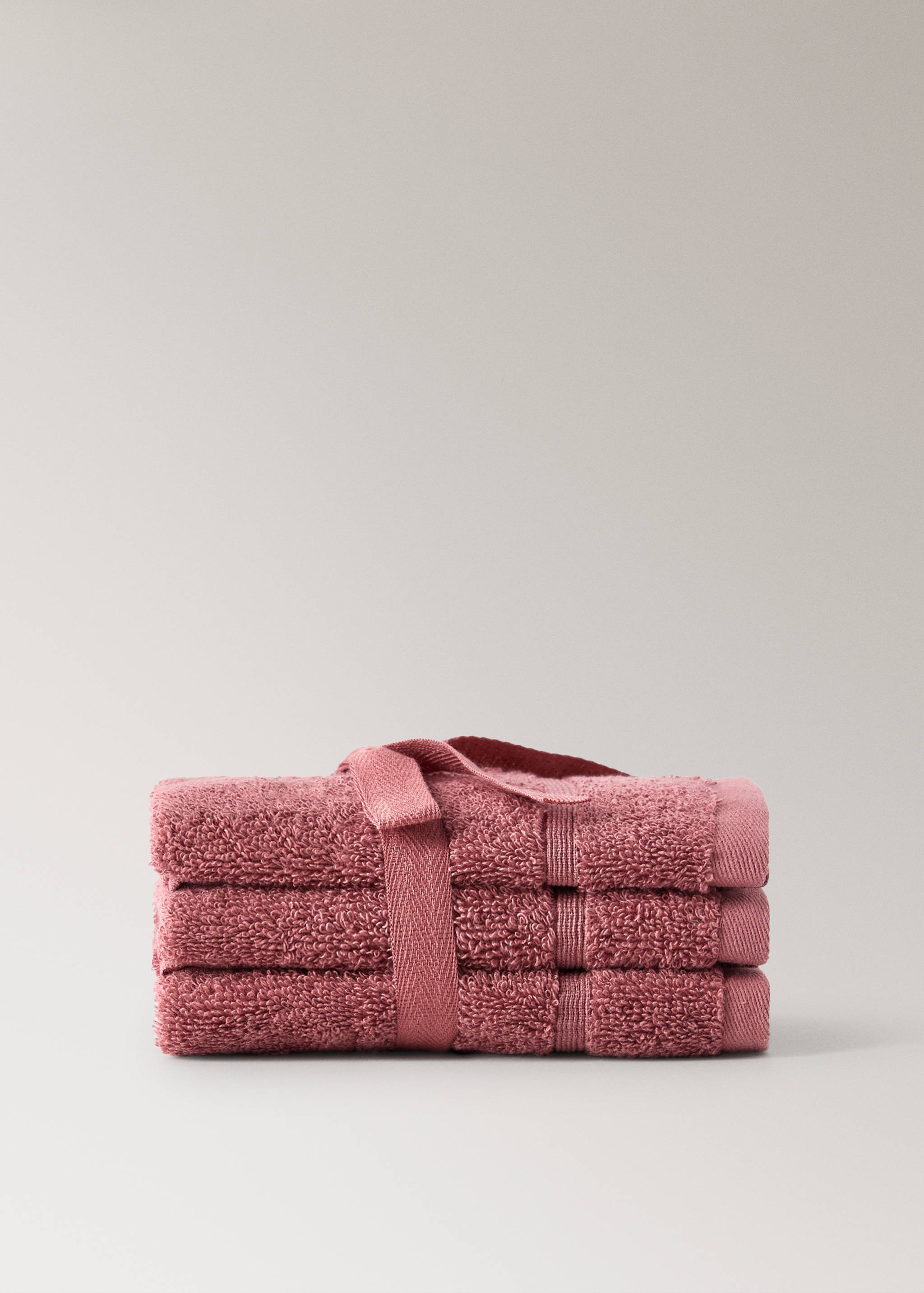 Pack of 3 cotton terry towels - Article without model