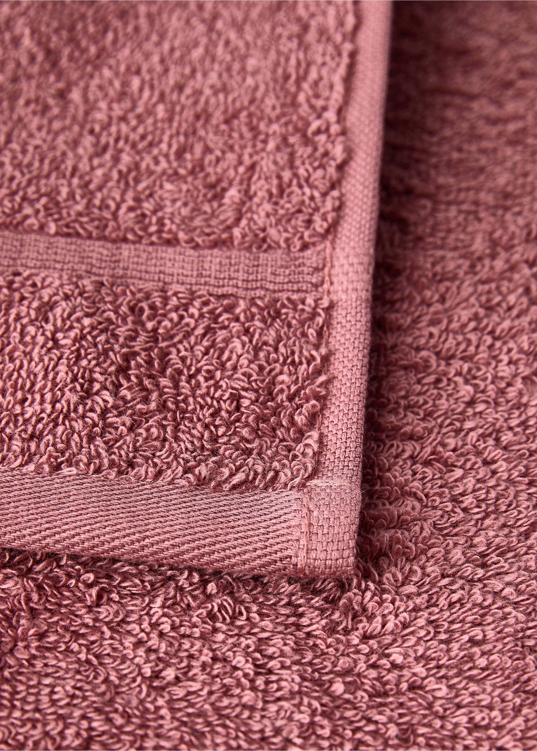 Lot de 3 serviettes coton bouclette - Détail de l'article 2, Fraise. Ref: 17021609-00.
