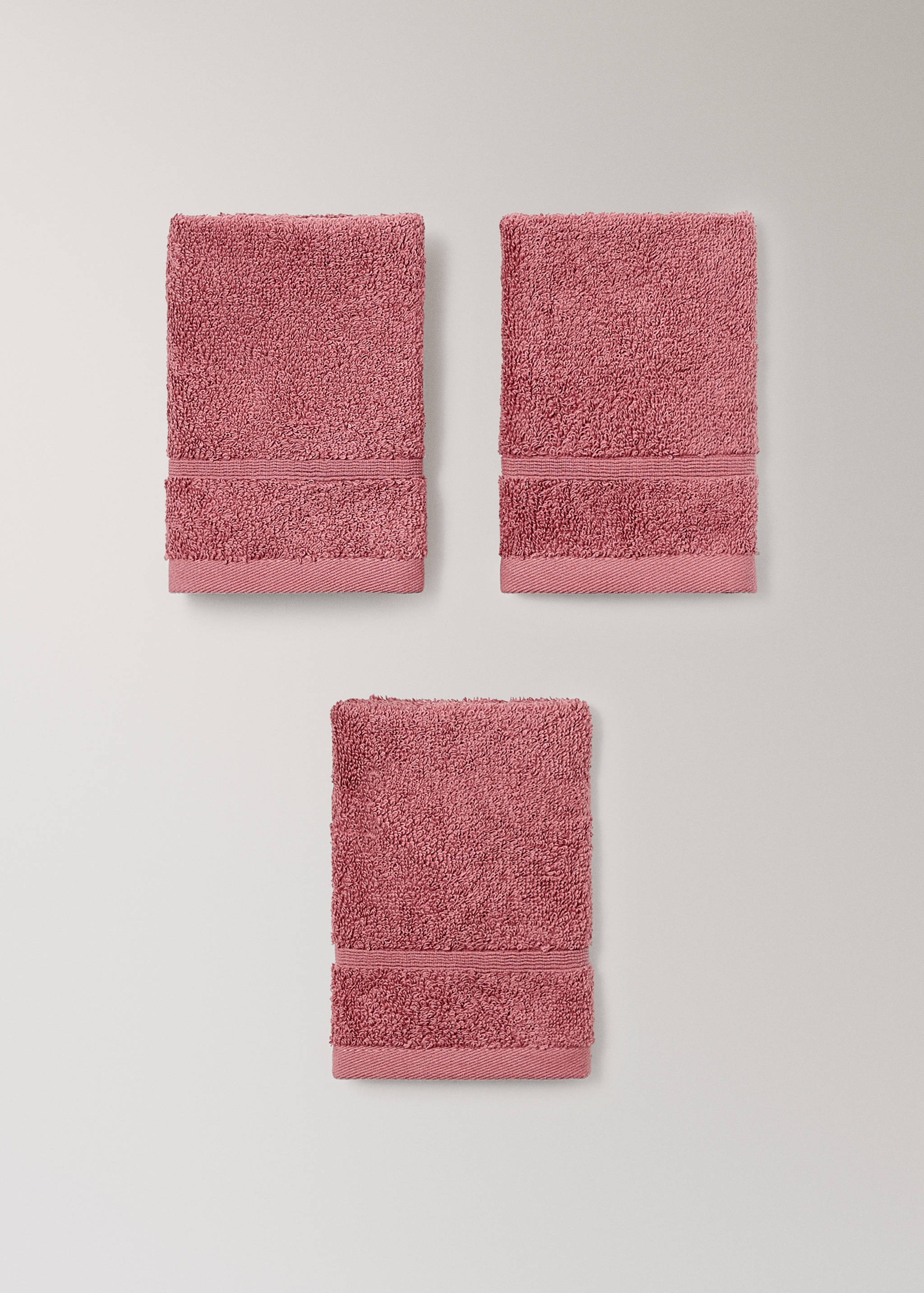 Pack of 3 cotton terry towels - Details of the article 3