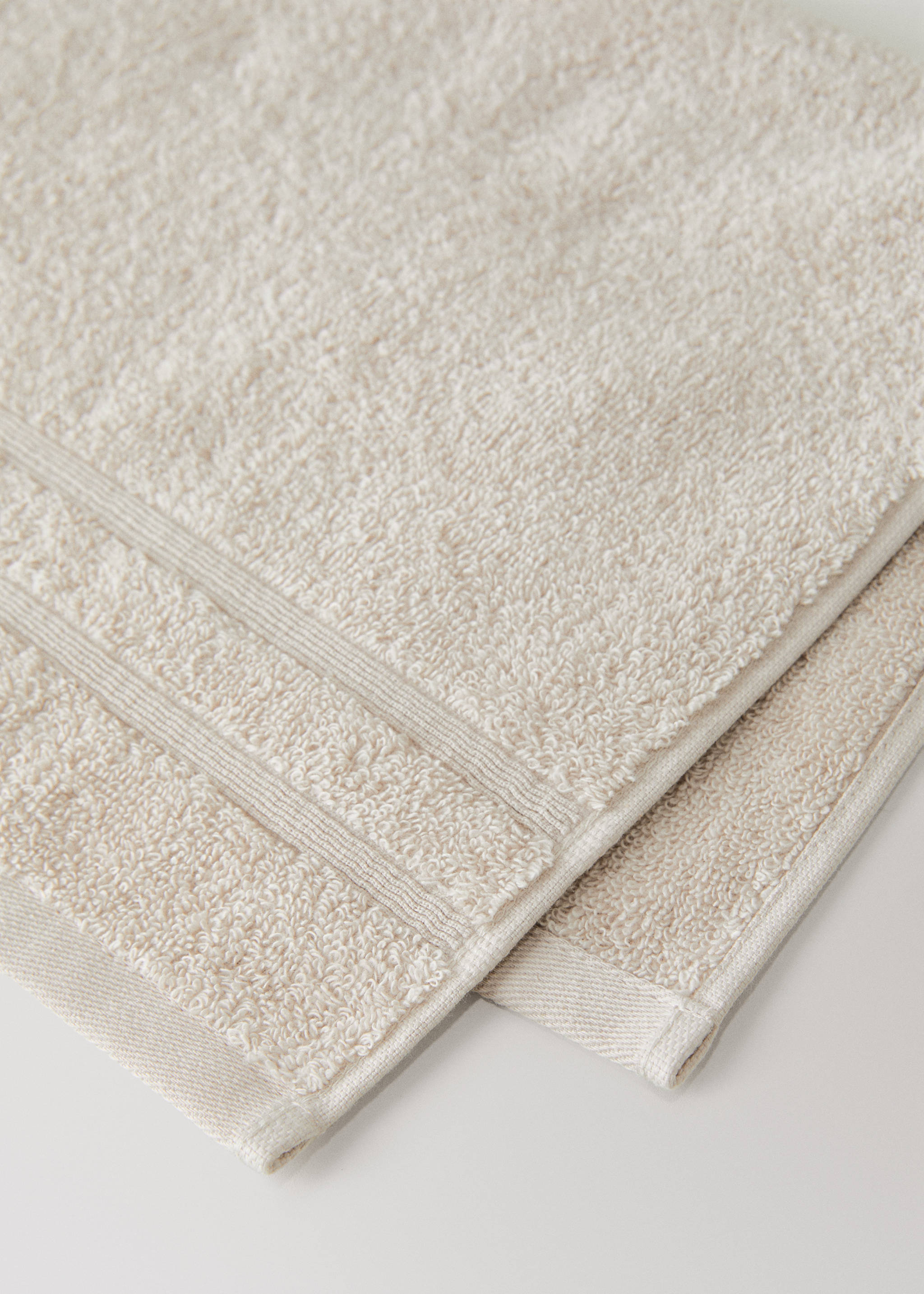 Terry cotton face towel - Details of the article 1