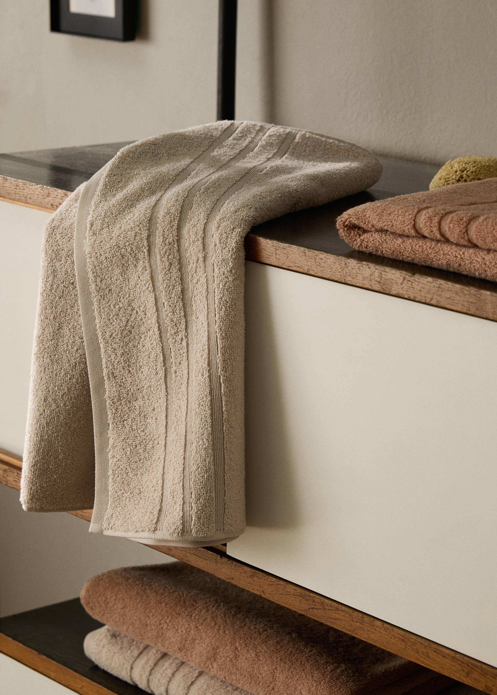 Frottéhåndkle i bomull - Total bildeutsnitt