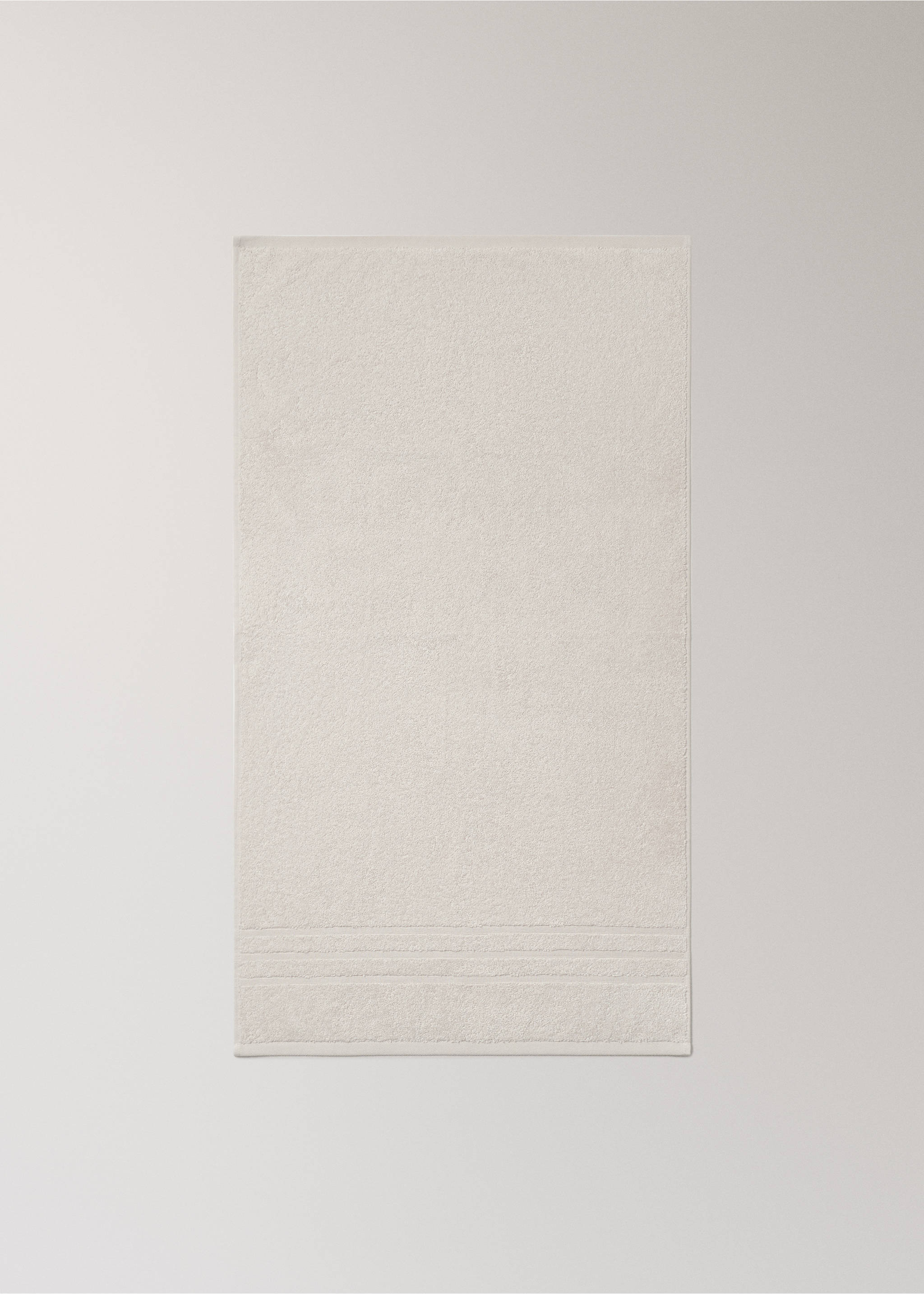 Handduk i bomullsfrotté - Detaljer om artikeln 4, Sand. Ref: 17021612-00.