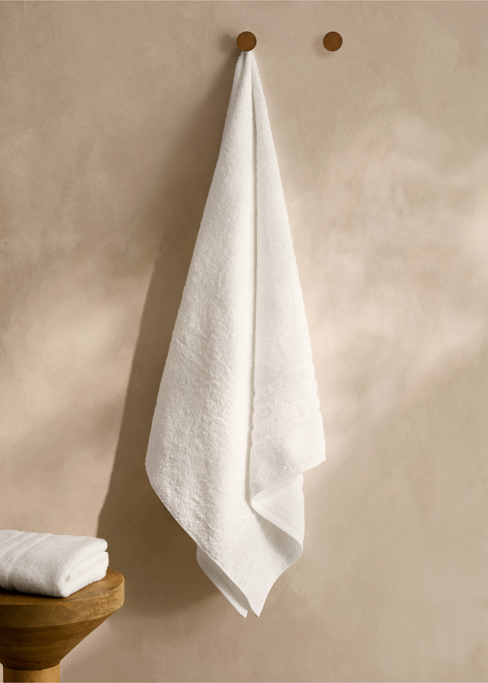 Cotton bath towel - General plane, White. Ref: 17021613-00.