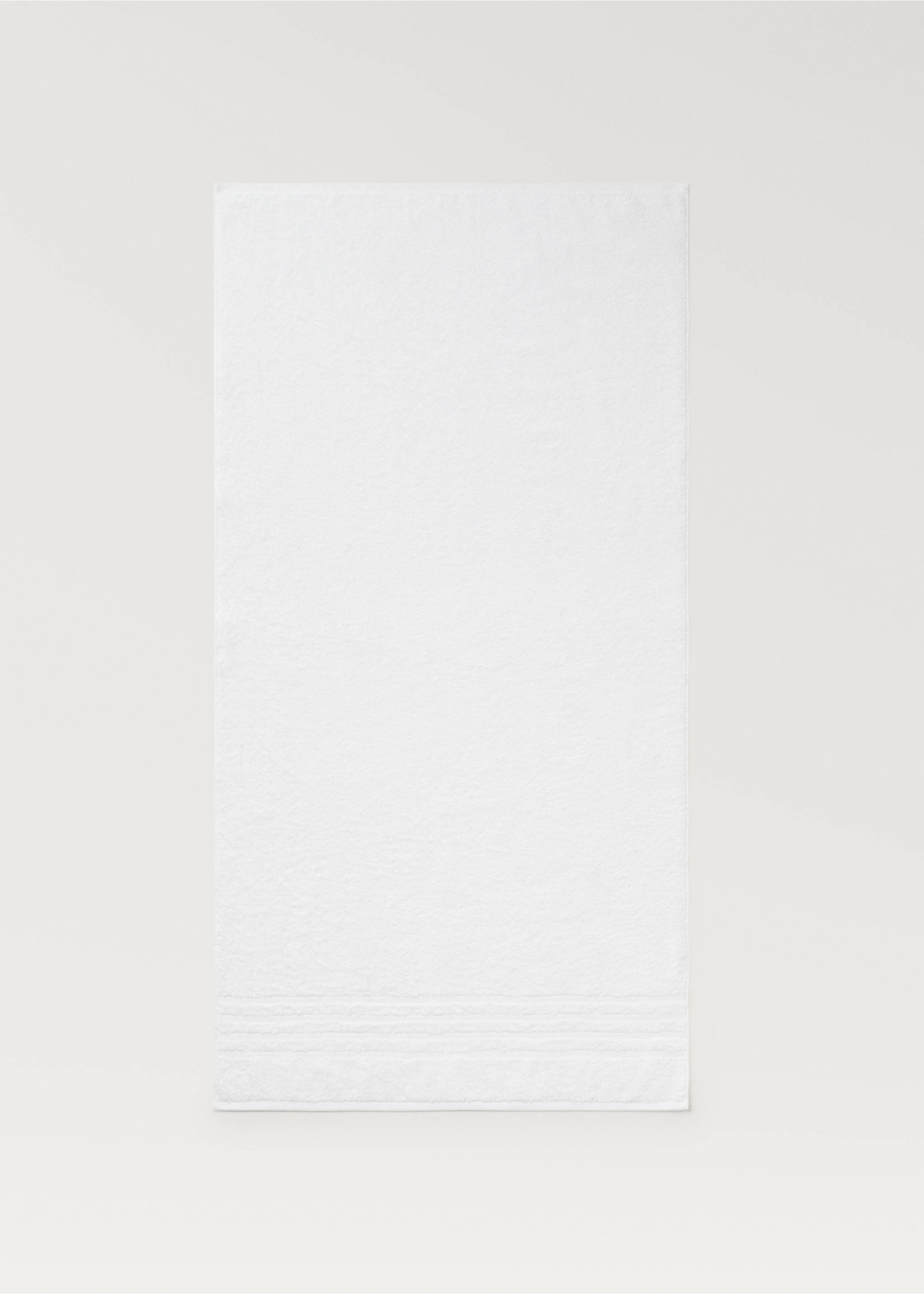 Cotton bath towel - Article without model, White. Ref: 17021613-00.