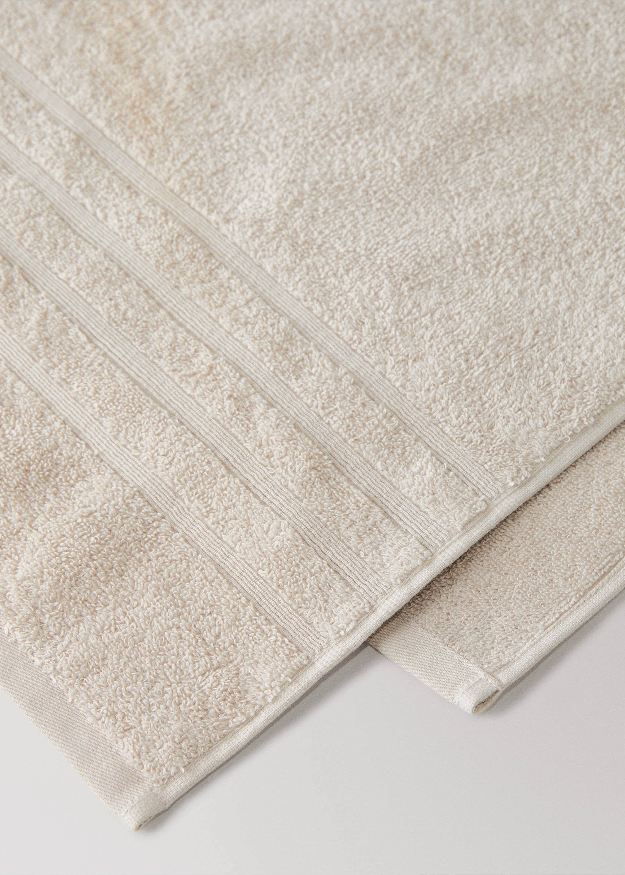 Serviette de bain coton - Détail de l'article 1, Sable. Ref: 17021613-00.