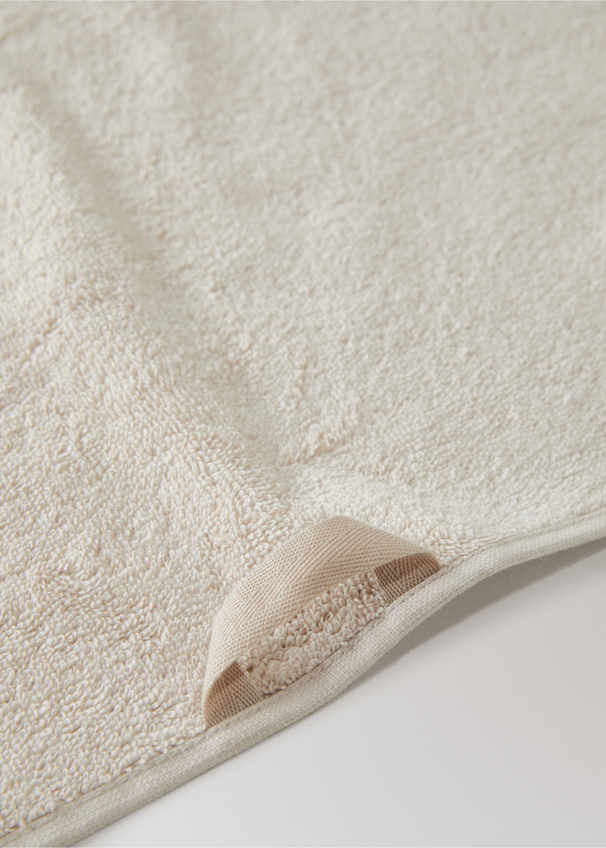 Serviette de bain coton - Détail de l'article 2, Sable. Ref: 17021613-00.