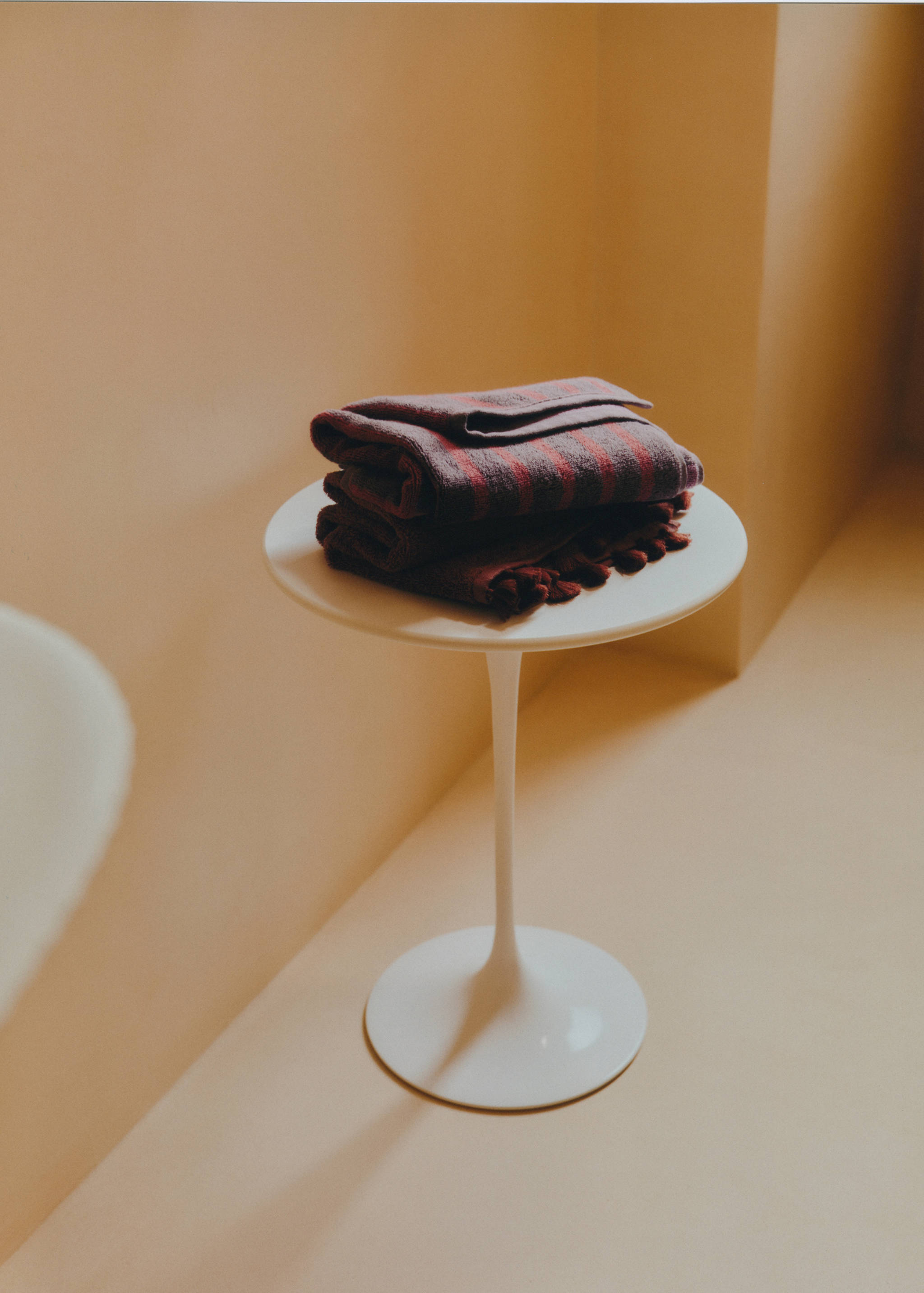 Handduk i bomull med tvåfärgade ränder - Detaljer om artikeln 6