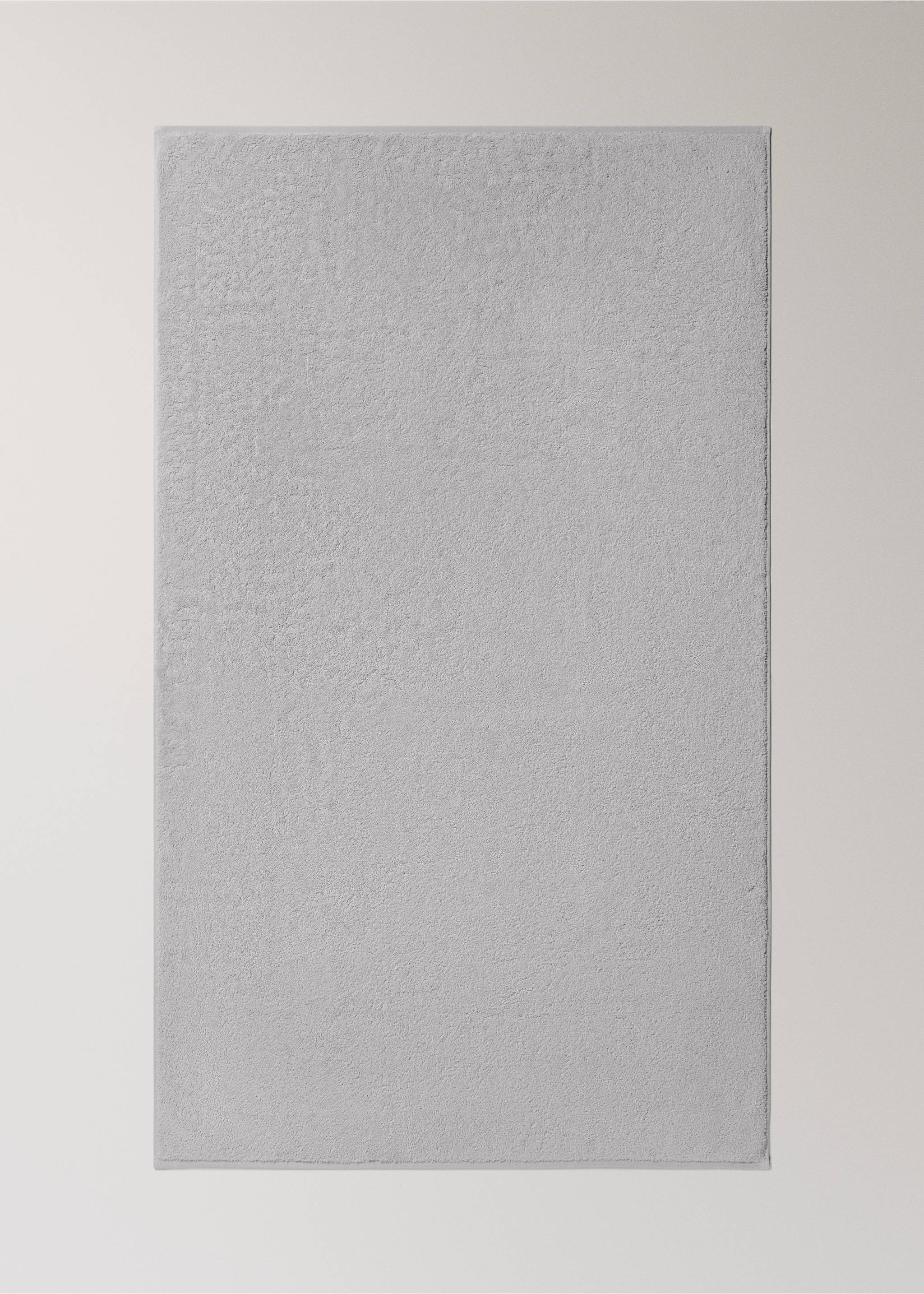 Πετσέτα μπάνιου από μαλακό βαμβάκι - Λεπτομέρεια του προϊόντος 4, Γκρι Ανοιχτό Μελανζέ. Ref: 17021620-00.