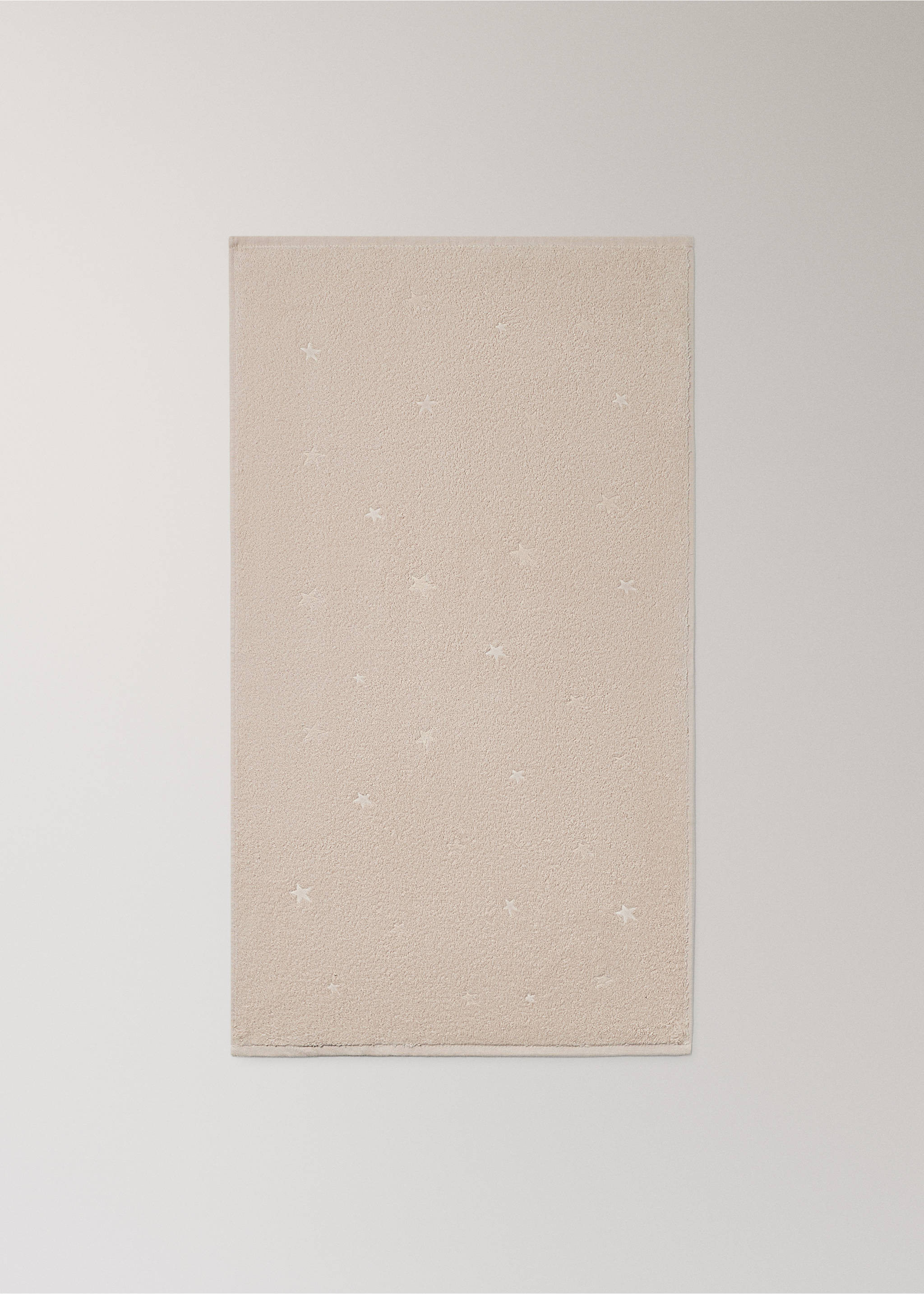 Kinderhandtuch für das Waschbecken mit fluoreszierenden Sternen - Detail des Artikels 4, Beige. Ref: 17021623-00.