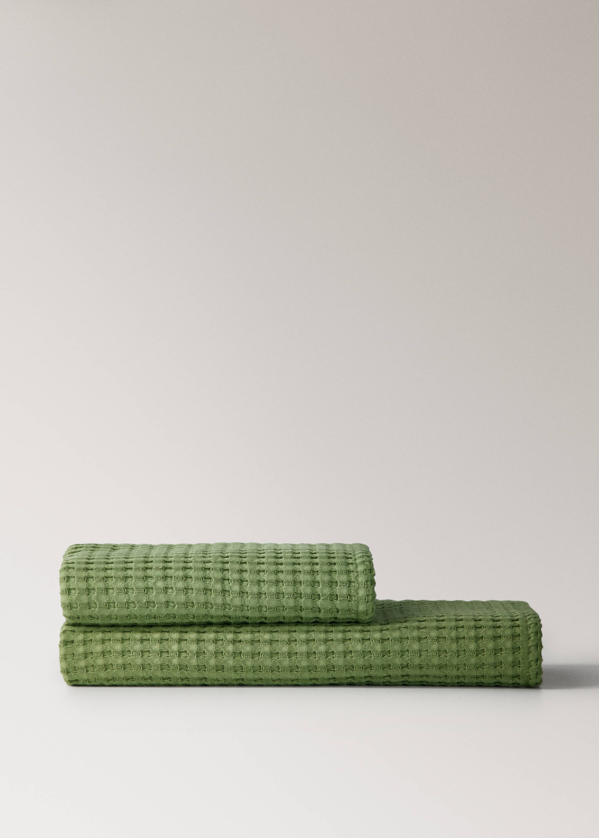 Serviette de douche enfant coton gaufré - Article sans modèle