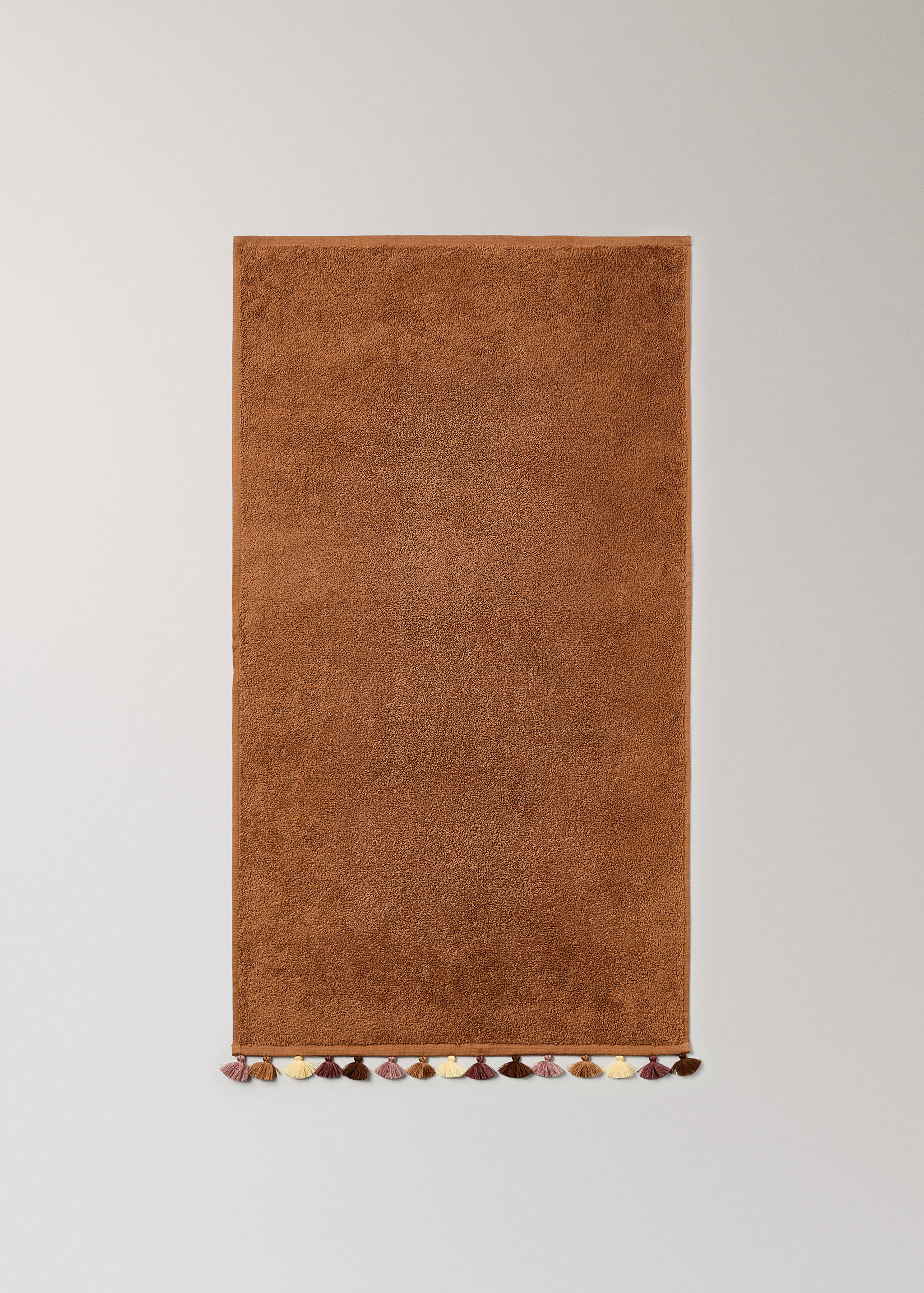 Katoenen kinderhanddoek met meerkleurige pompons - Detail van het artikel 4