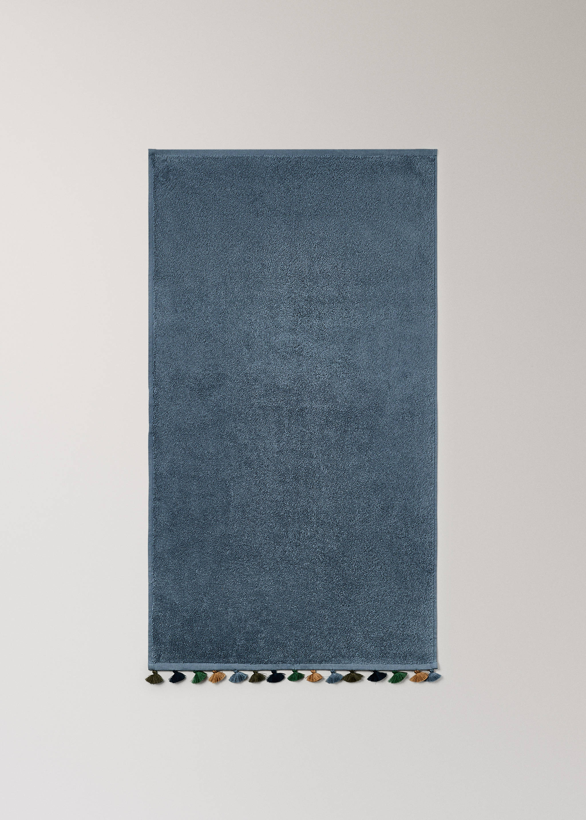 Katoenen kinderhanddoek met meerkleurige pompons - Detail van het artikel 4